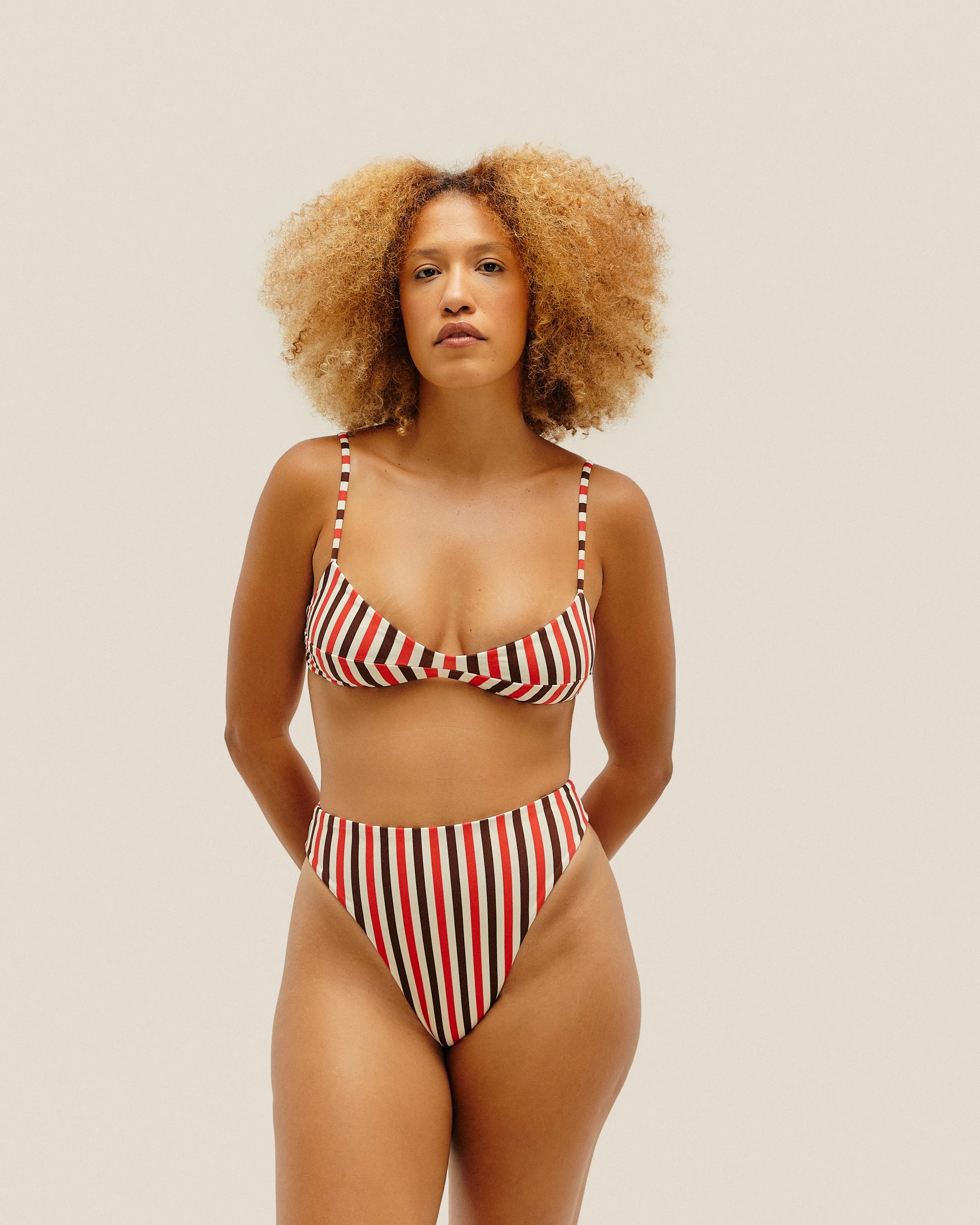 ADJUSTABLE MONICA TOP 70s STRIPES - Image 3