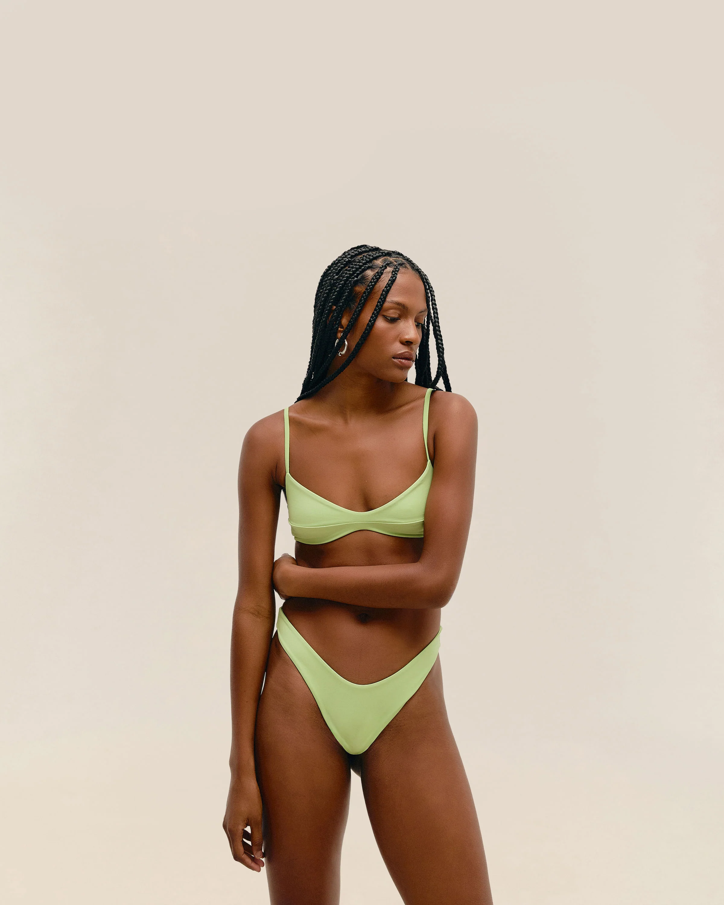 ADJUSTABLE MONICA TOP CANOAS GREEN - Image 3