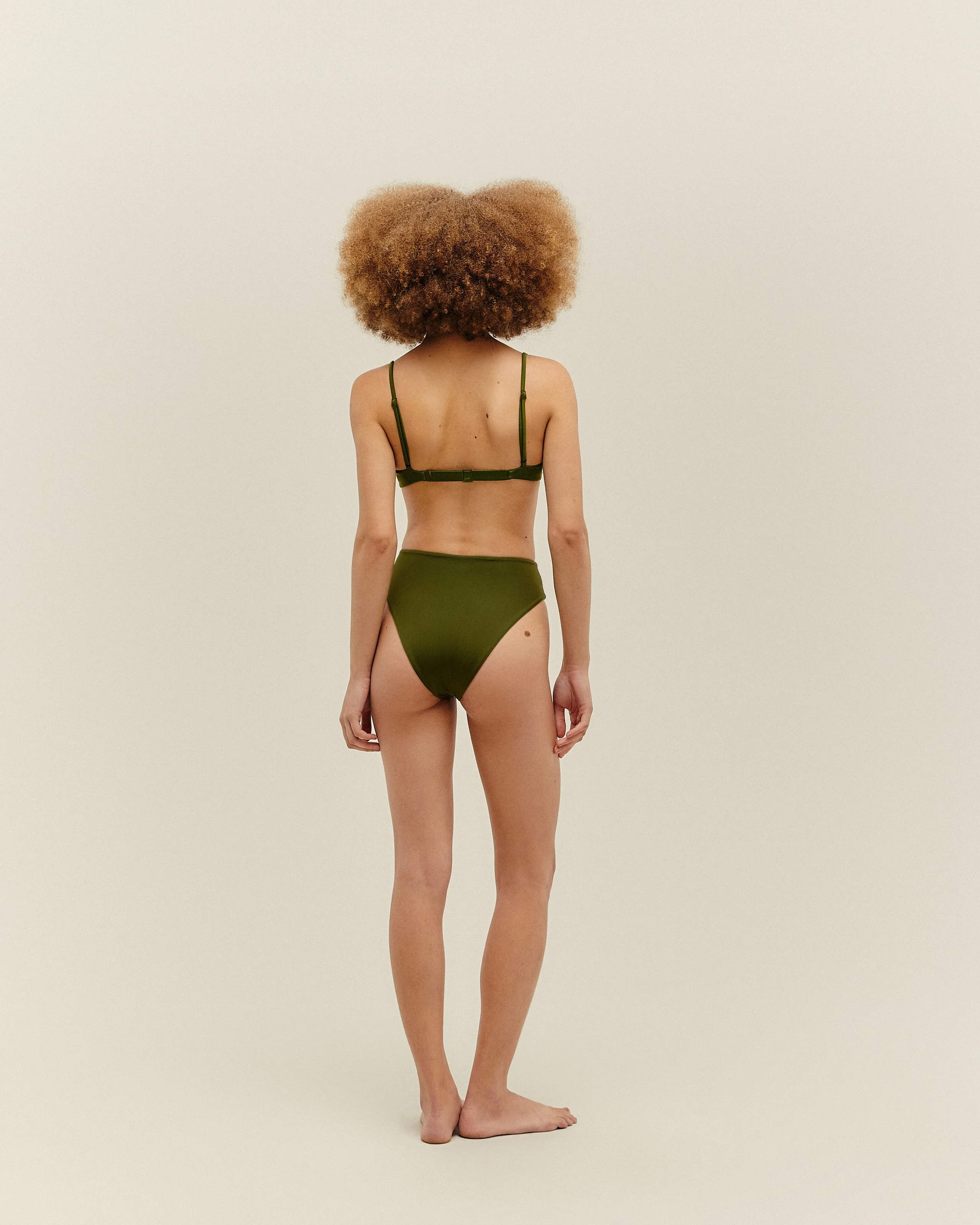 ADJUSTABLE MONICA TOP OLIVE GREEN - Image 4