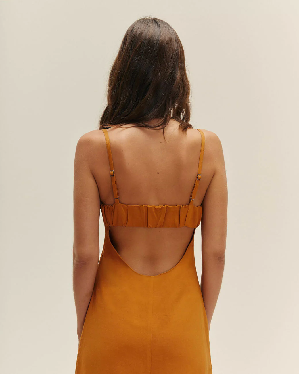 AGATHA DRESS CHESTNUT - Image 5