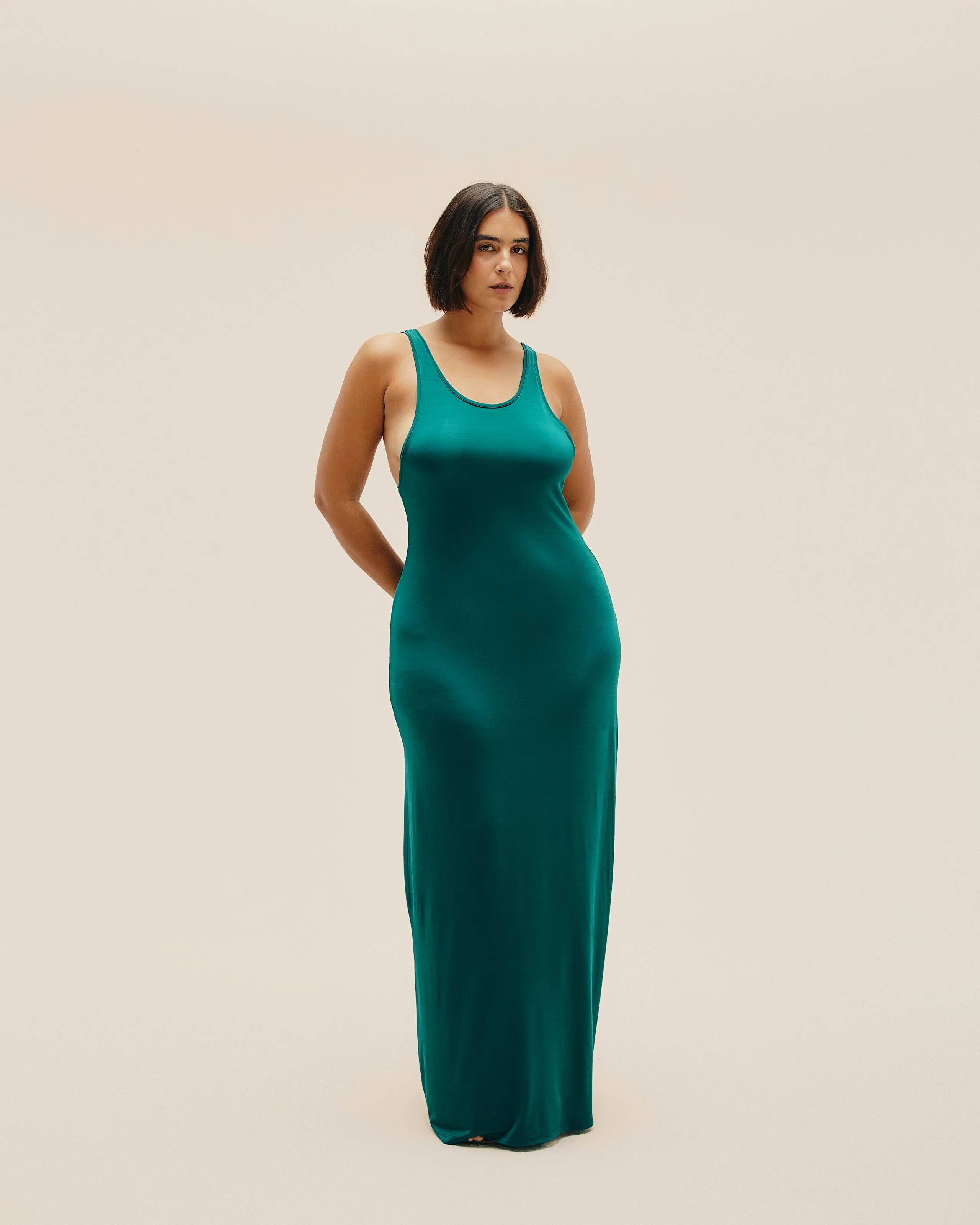 ANA DRESS HARBOR BLUE