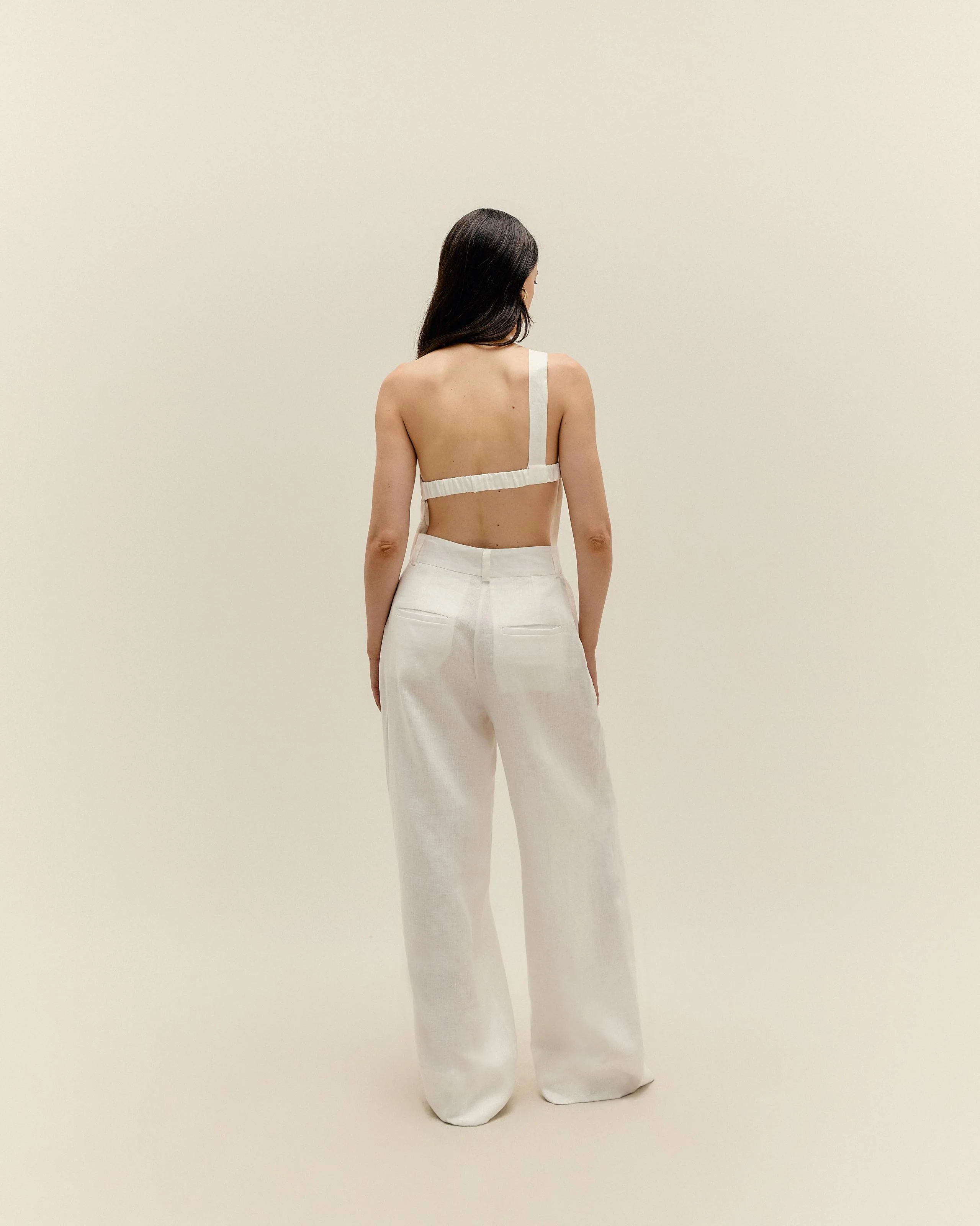 ASSIMETRIC TOP OFF-WHITE - Image 3