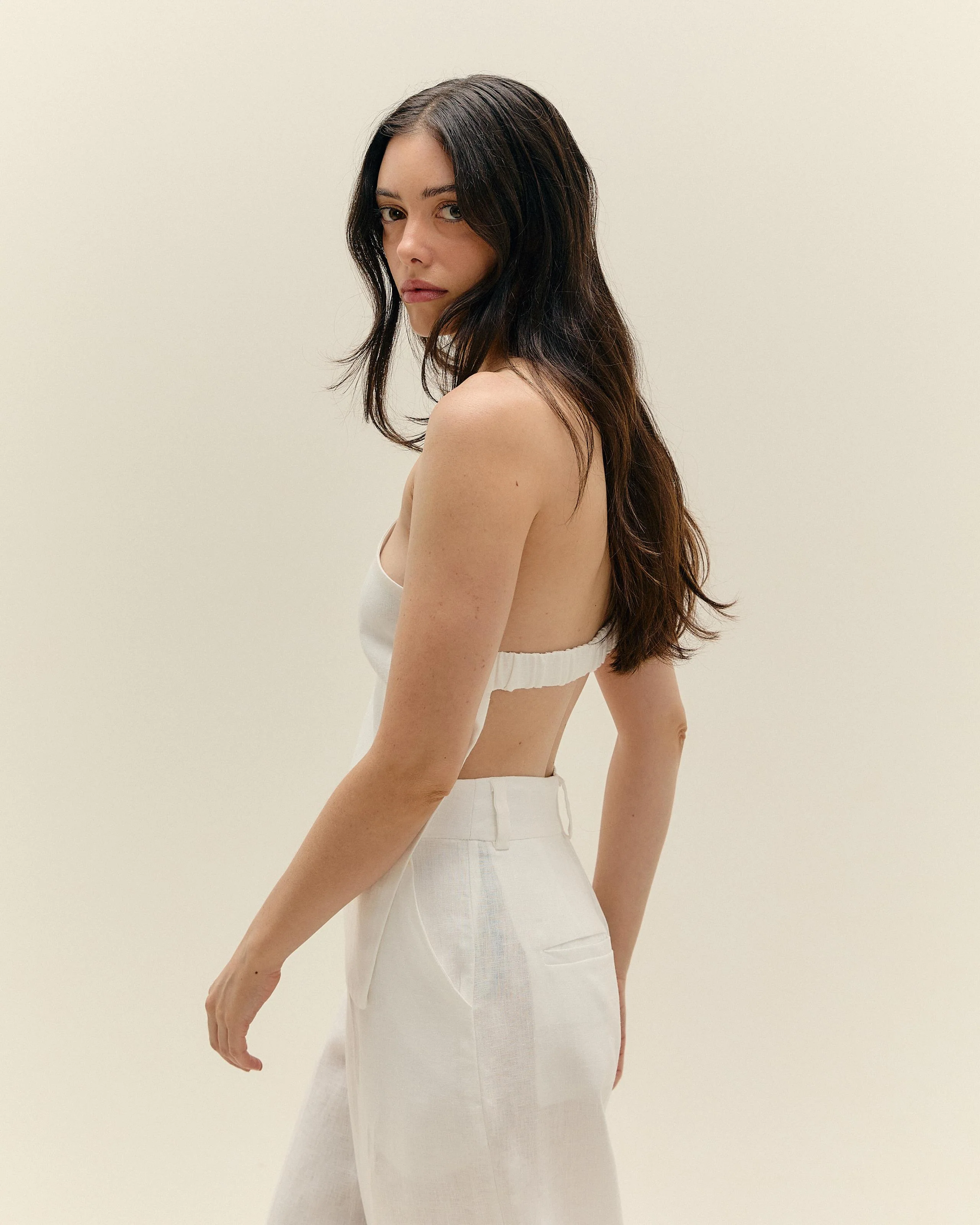 ASSIMETRIC TOP OFF-WHITE - Image 5