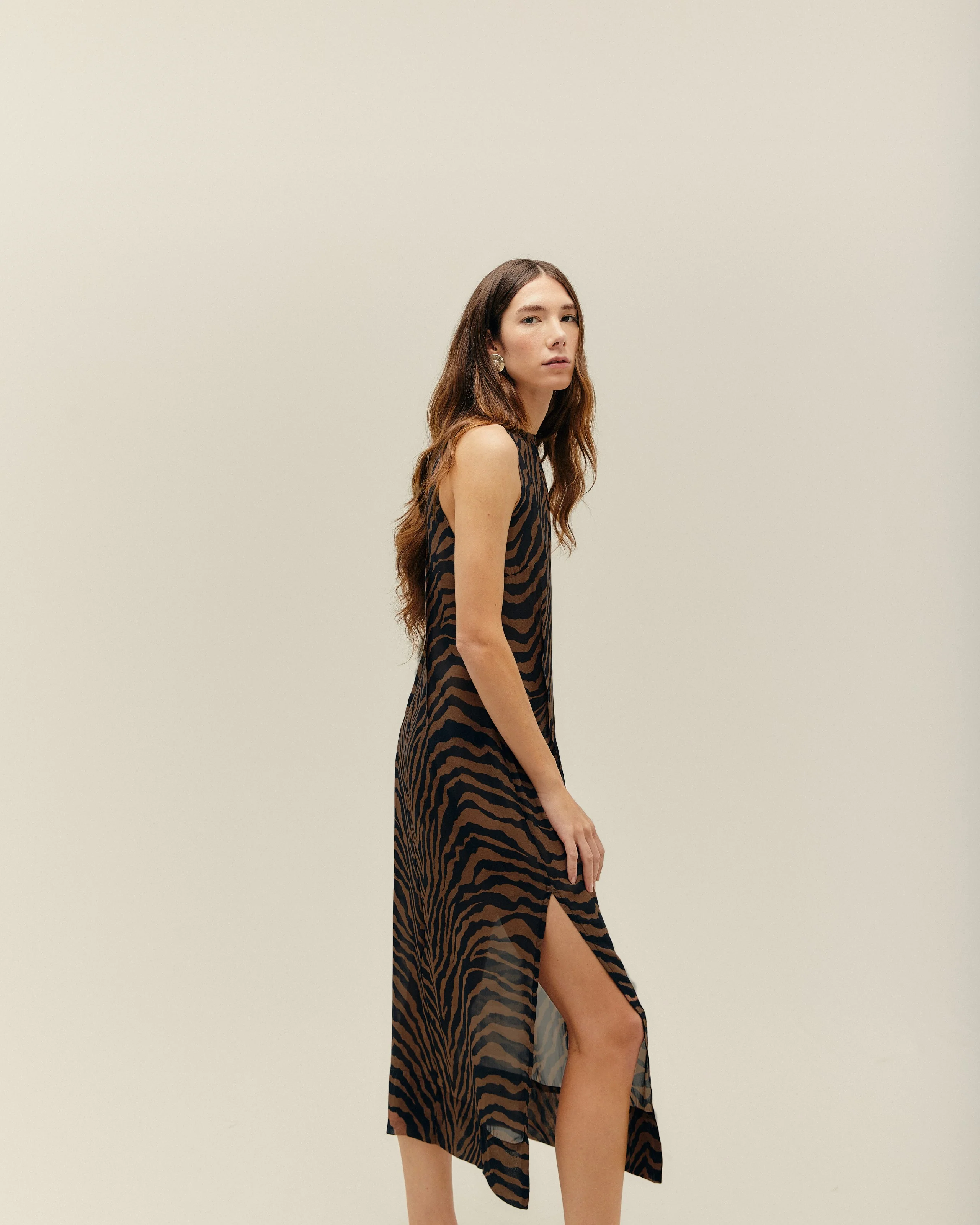 BARBARA DRESS TIGER - Image 4