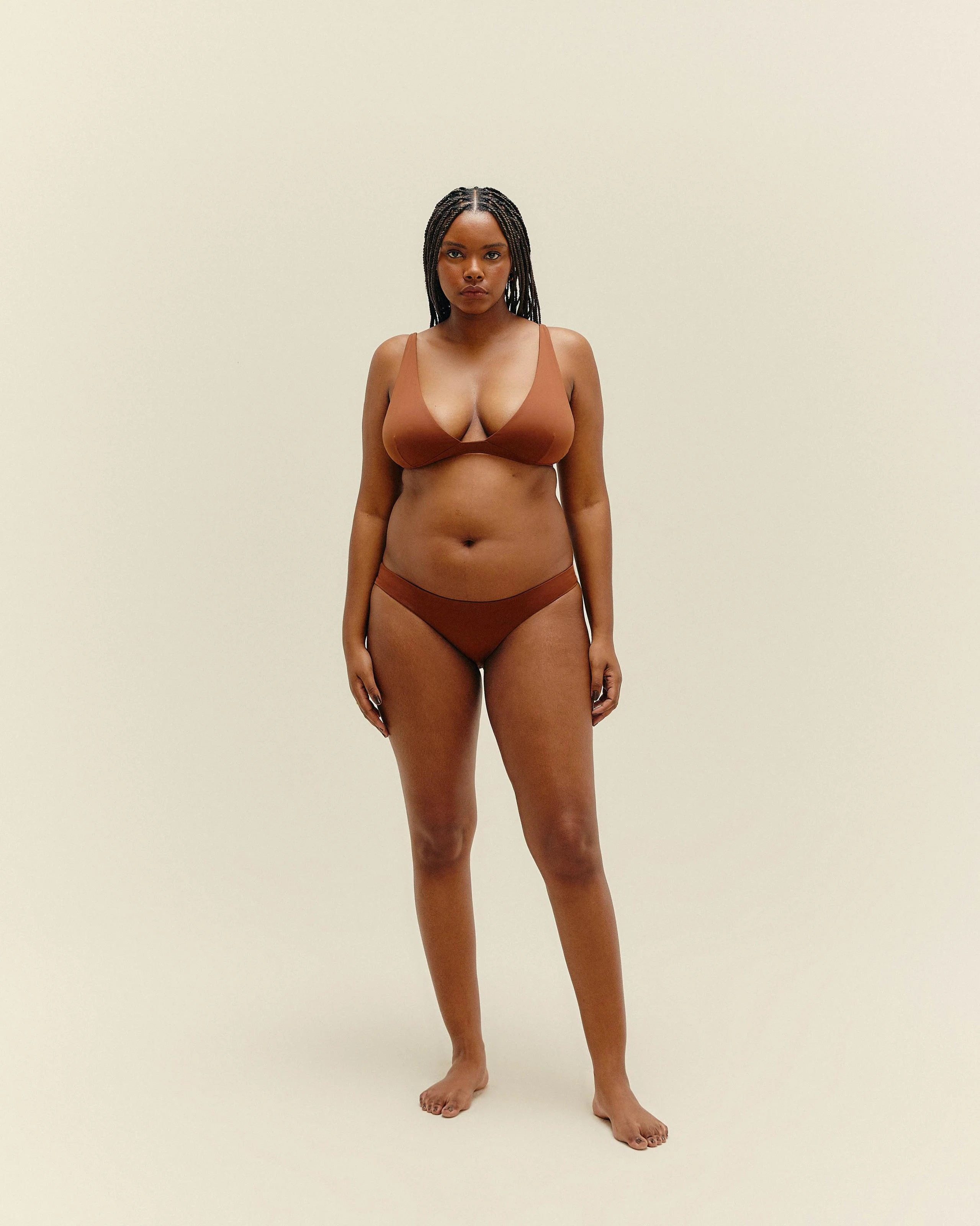 BASIC BOTTOM MID BROWN