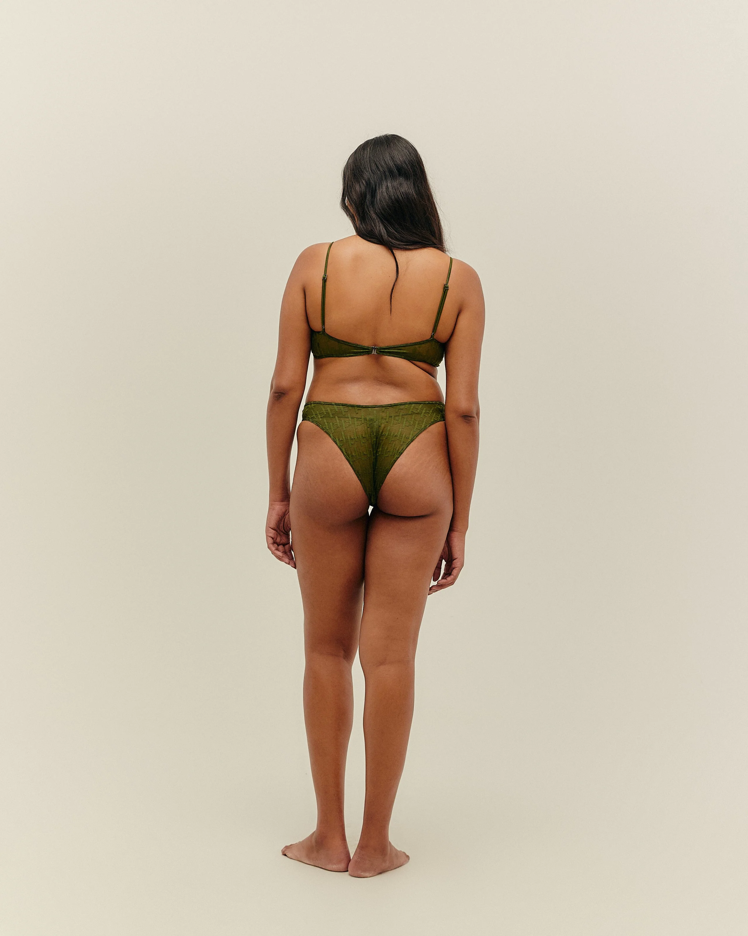 BETHANIA TOP OLIVE GREEN - Image 3