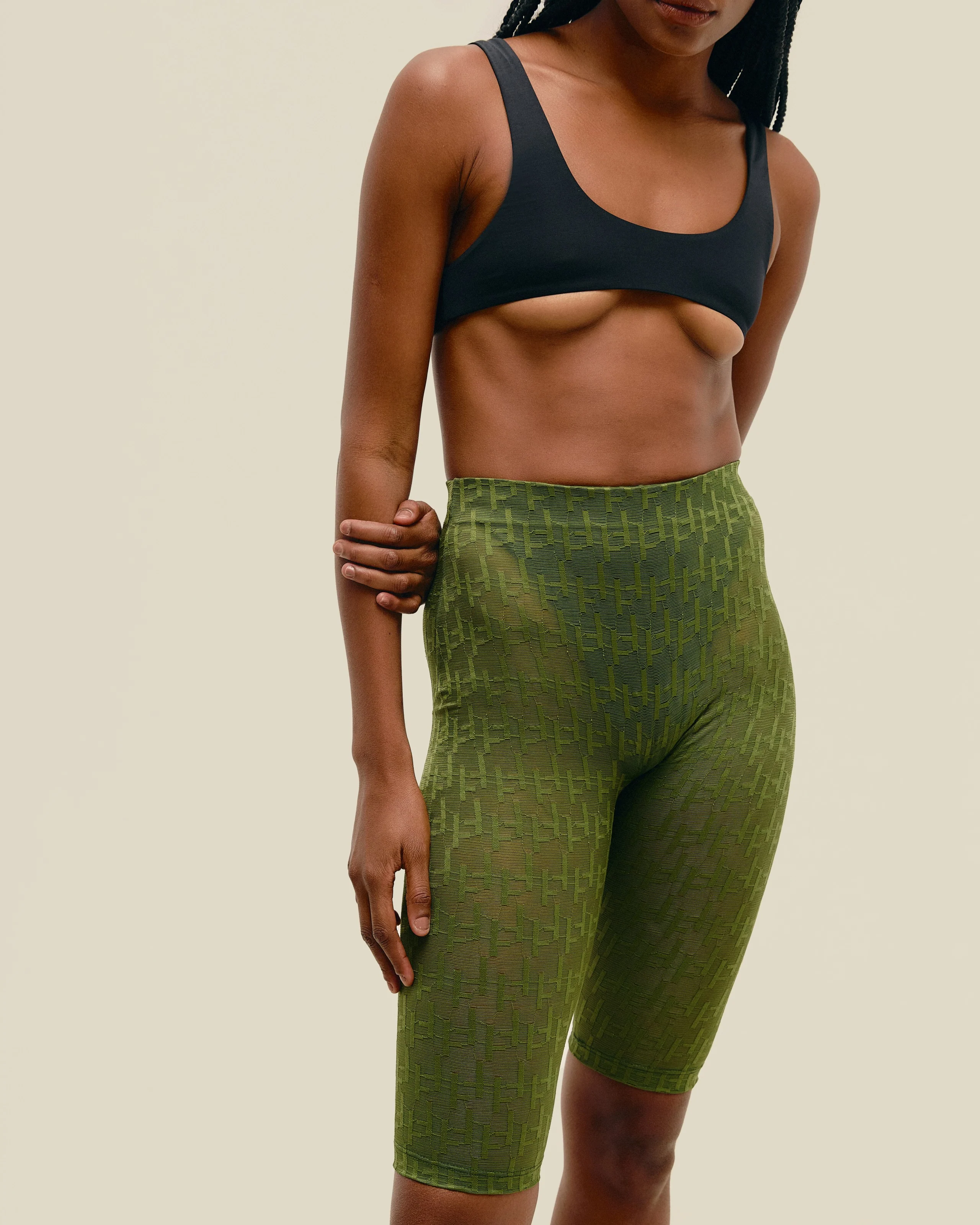 BRIGETTE PANTS OLIVE GREEN - Image 4
