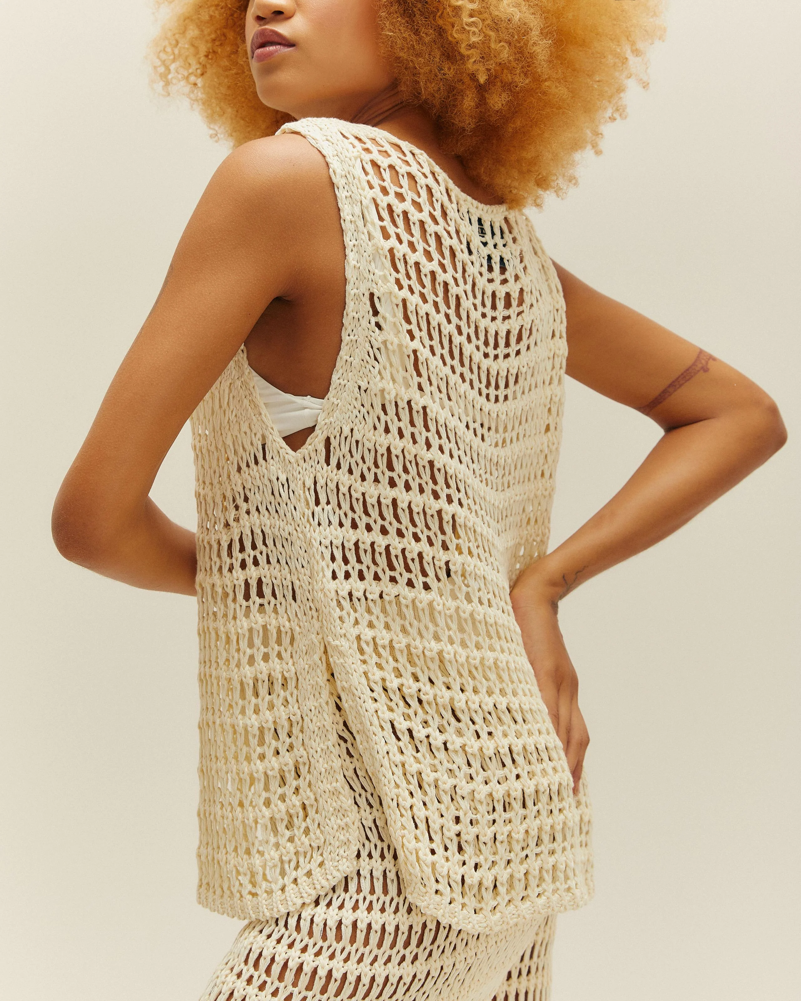 CAROL KNIT SHIRT OFF-WHITE - Image 4