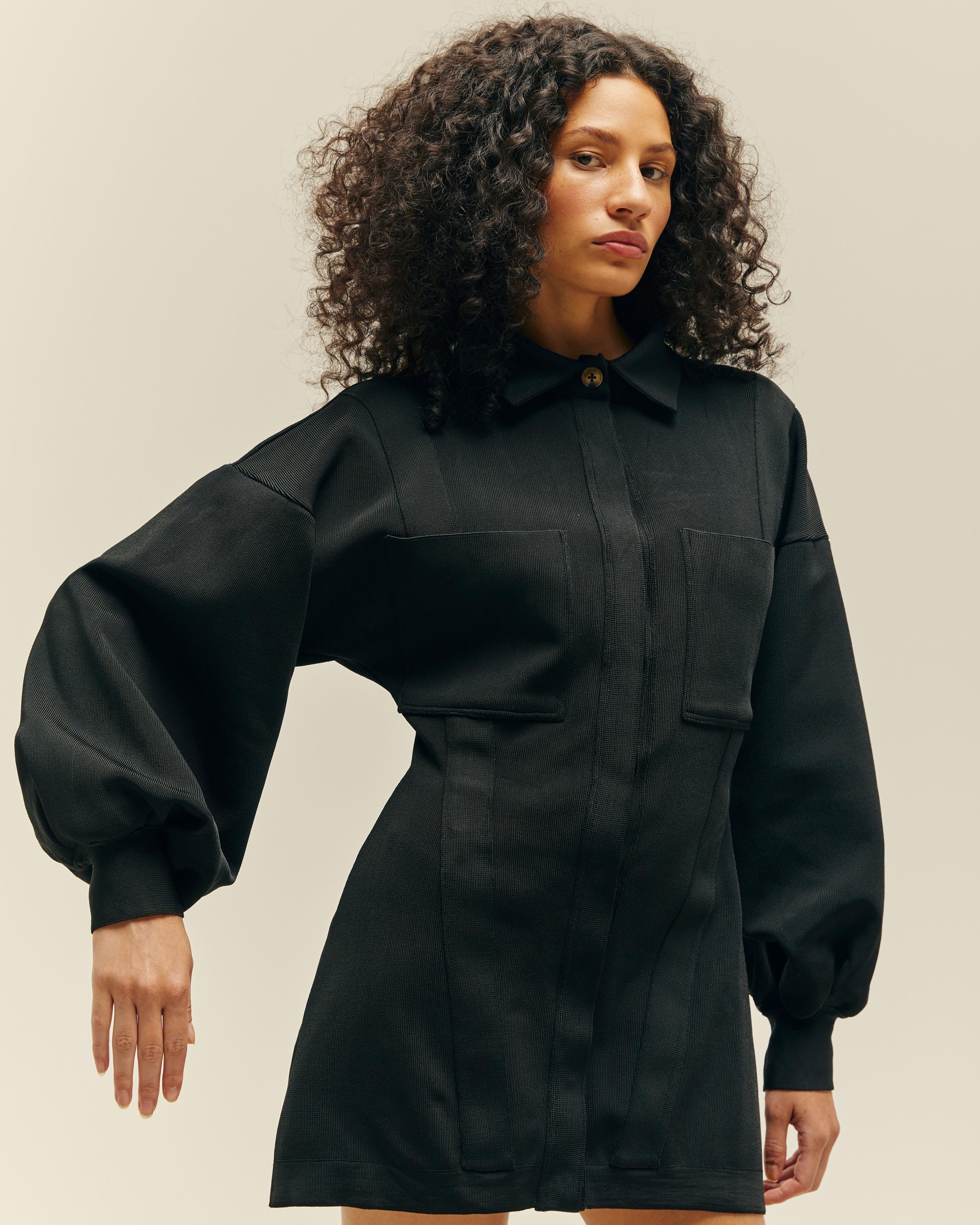 CASACO THEODORA TRICOT BLACK - Image 4