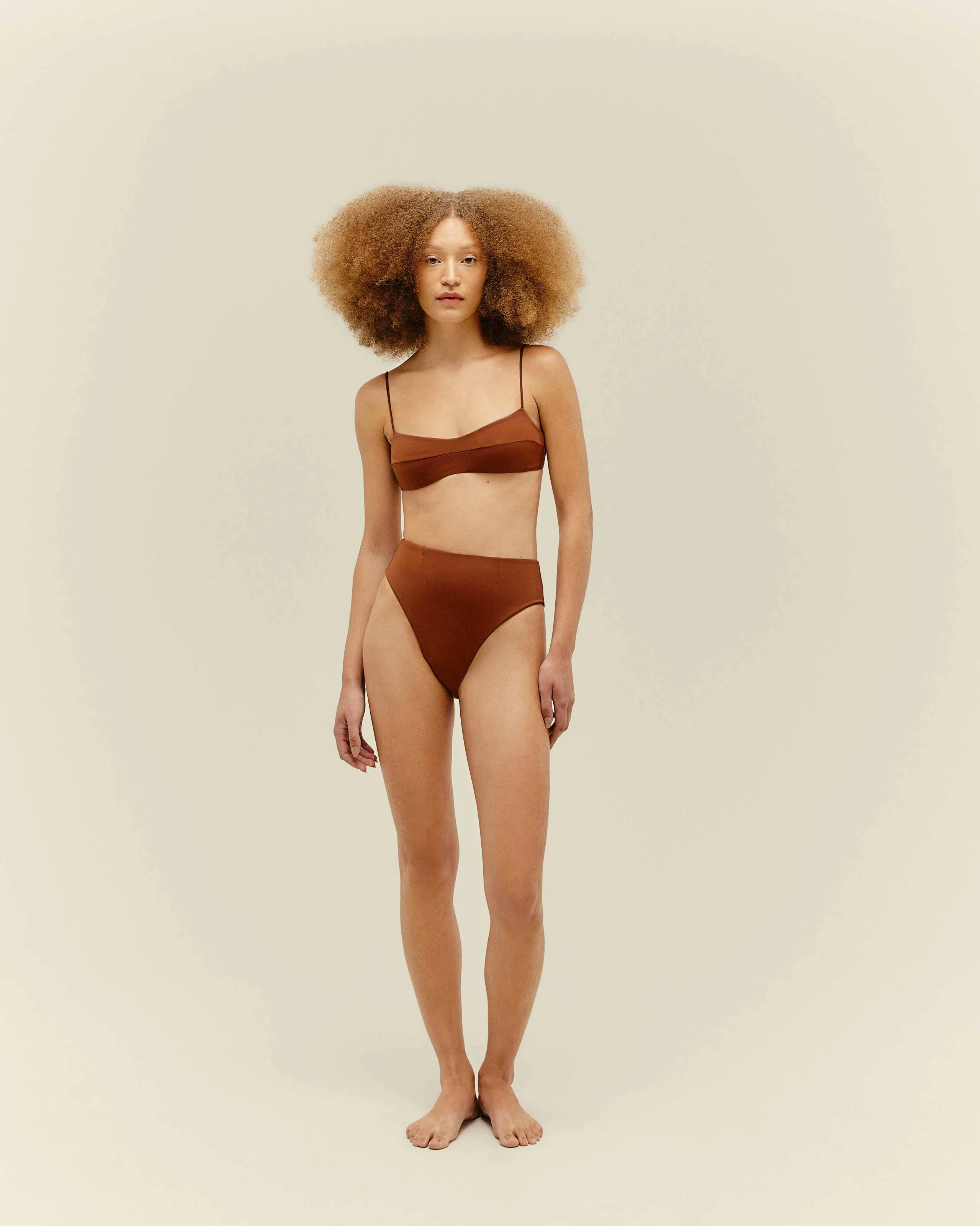 CLASSIC HOTPANTS MID BROWN