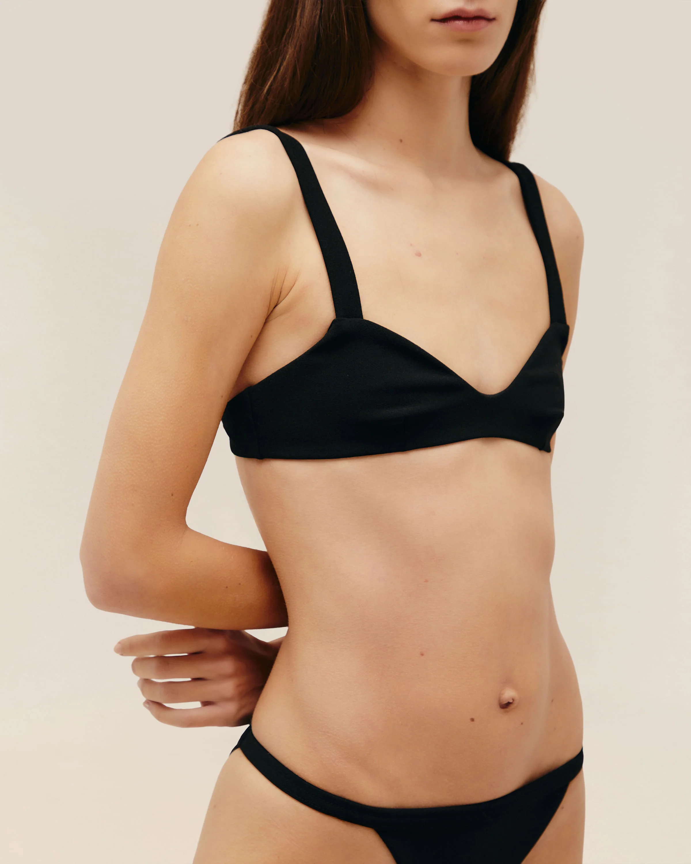 CREPE DRICA TOP BLACK - Image 4