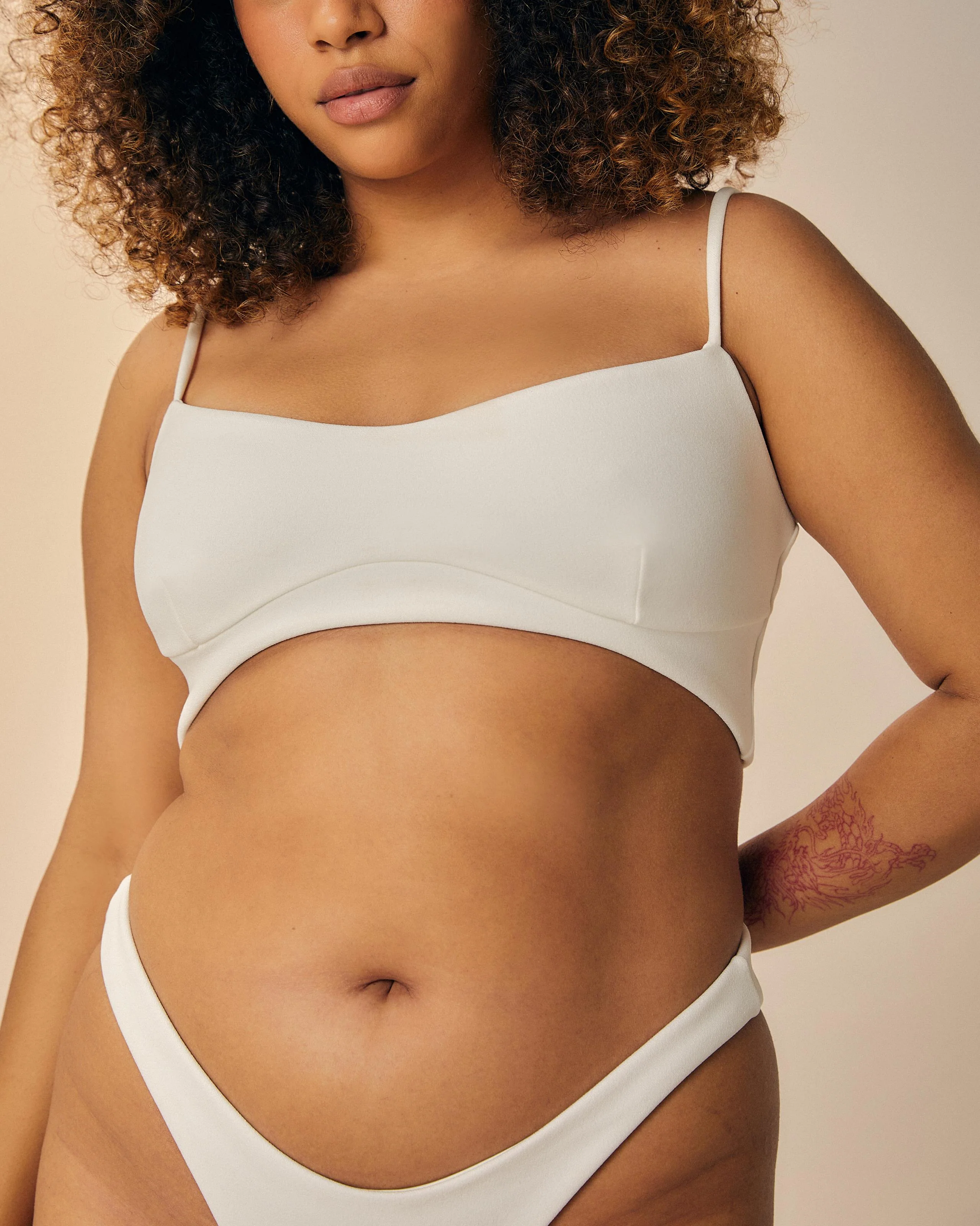 CREPE JEN TOP OFF-WHITE - Image 4
