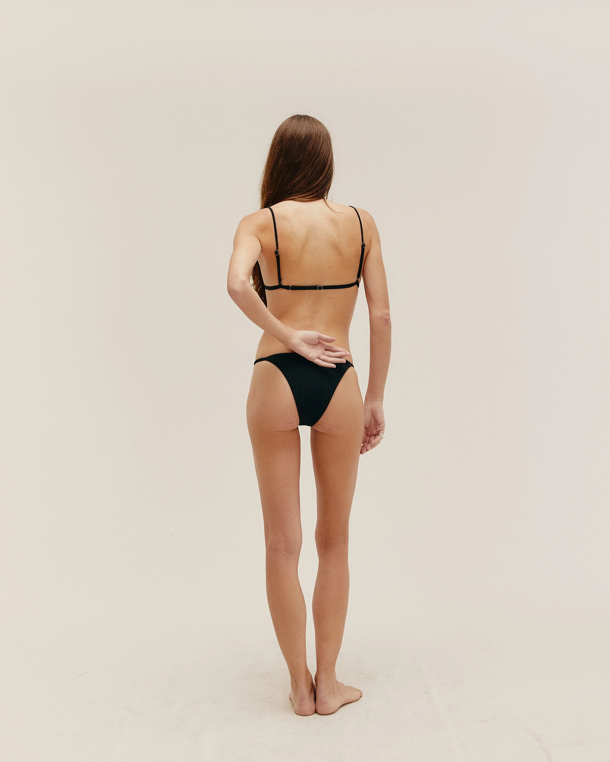 CREPE LARI BOTTOM BLACK - Image 2