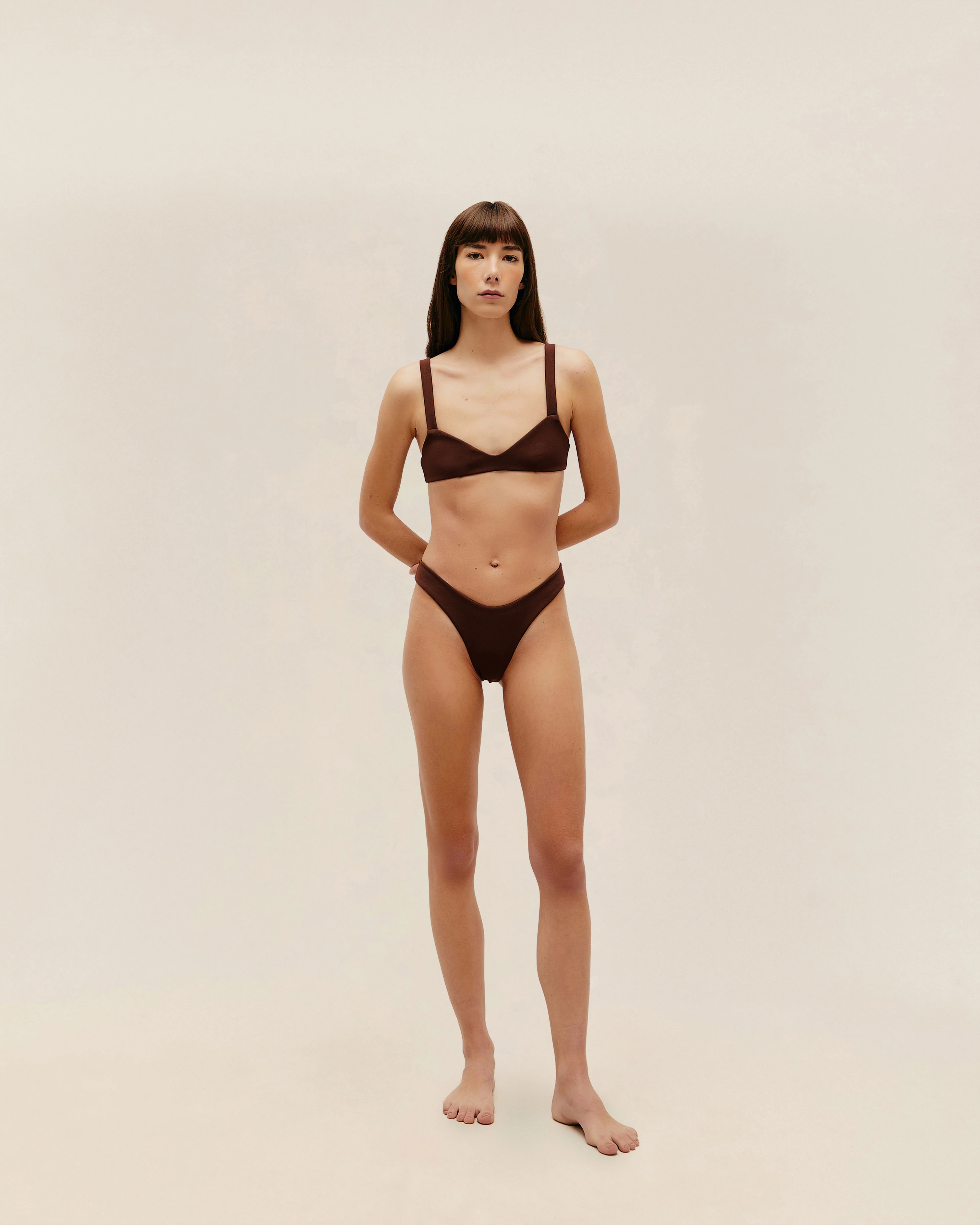 CREPE LEILA BOTTOM COHIBA BROWN - Image 2