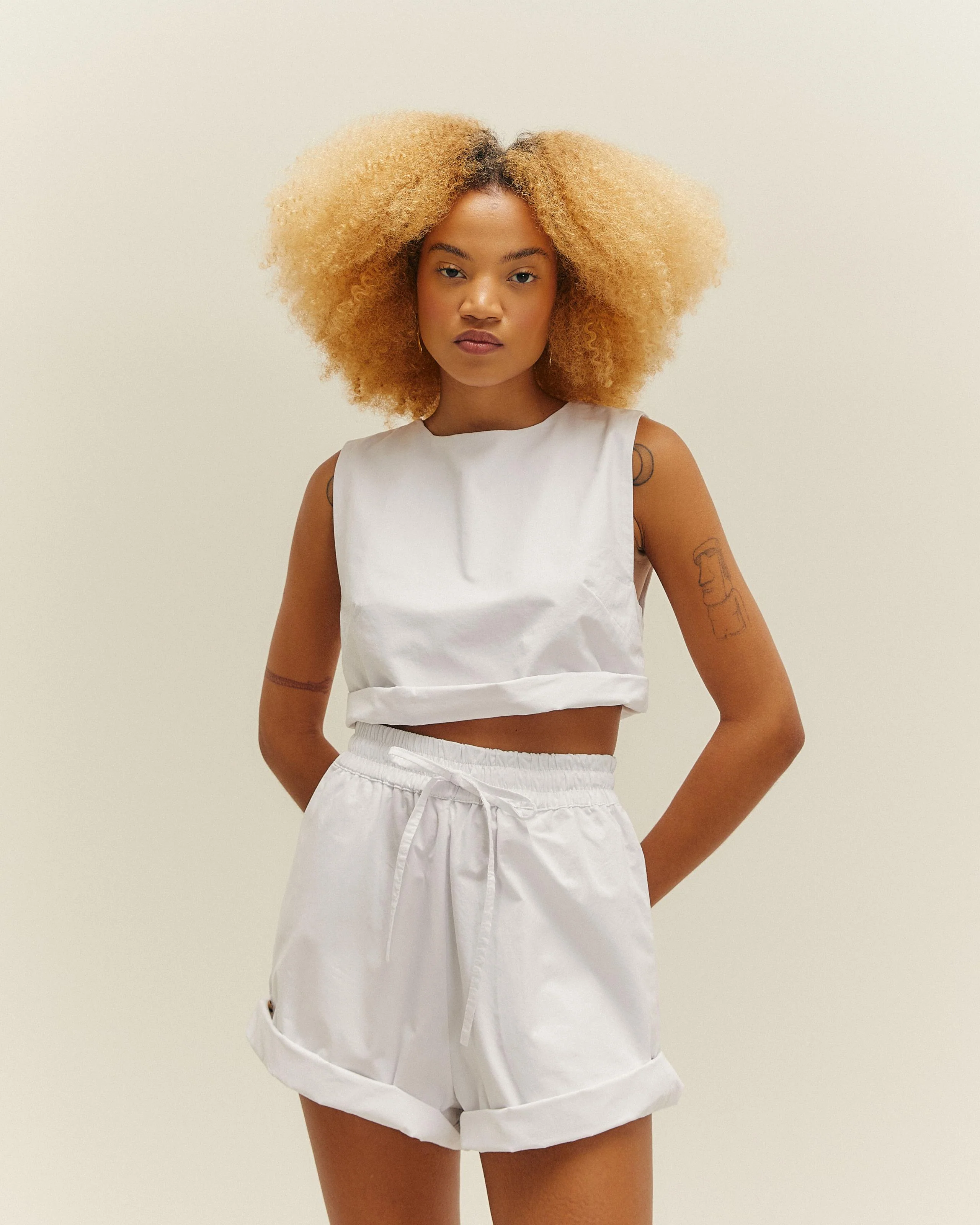 DORA TOP OFF-WHITE - Image 4
