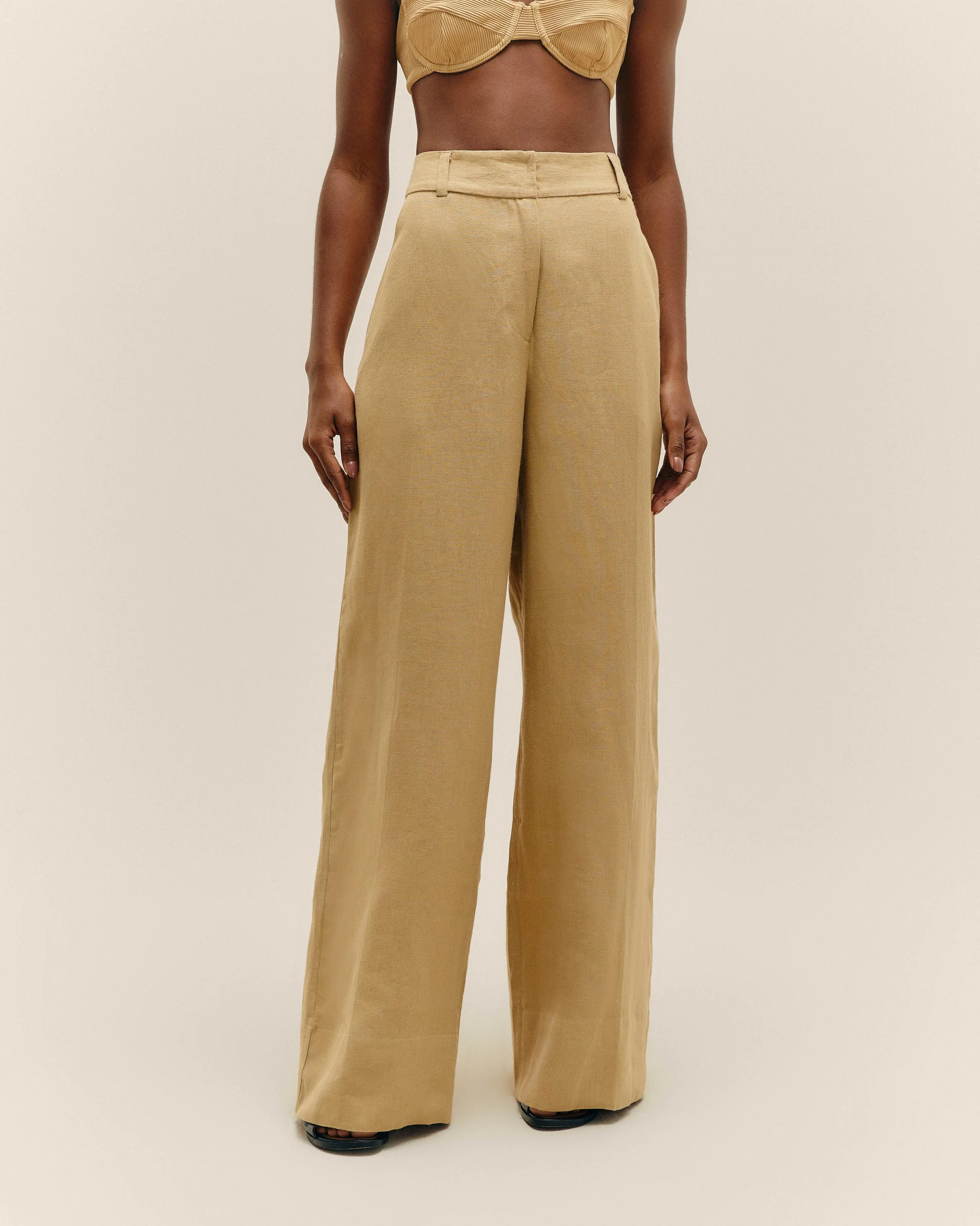 GIOVANNA PANTS CUBAN SAND - Image 3