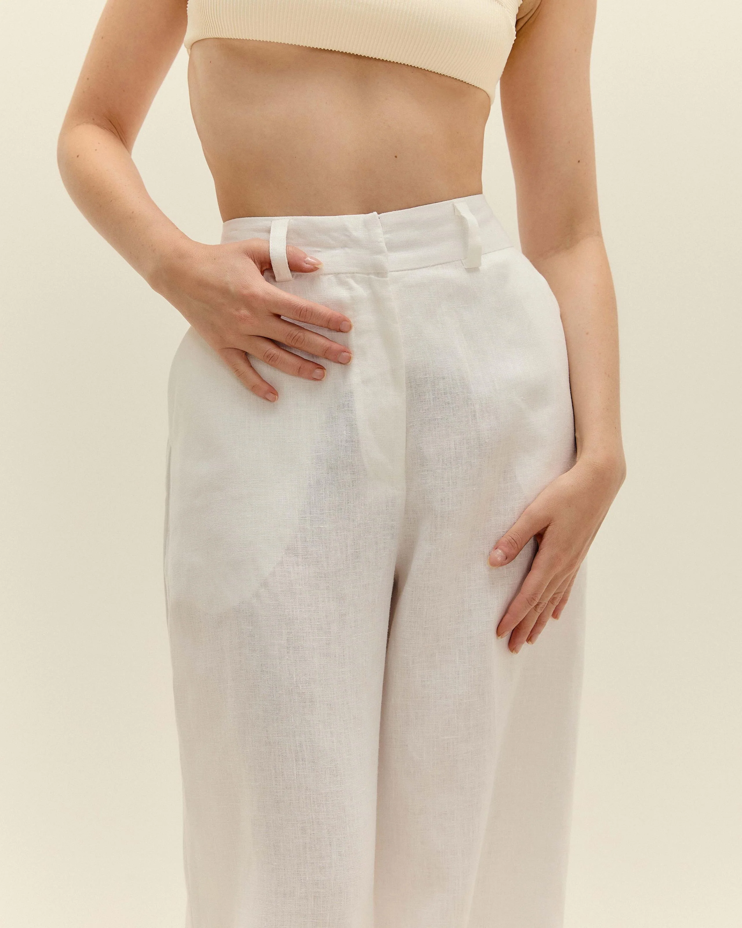 GIOVANNA PANTS OFF-WHITE - Image 4