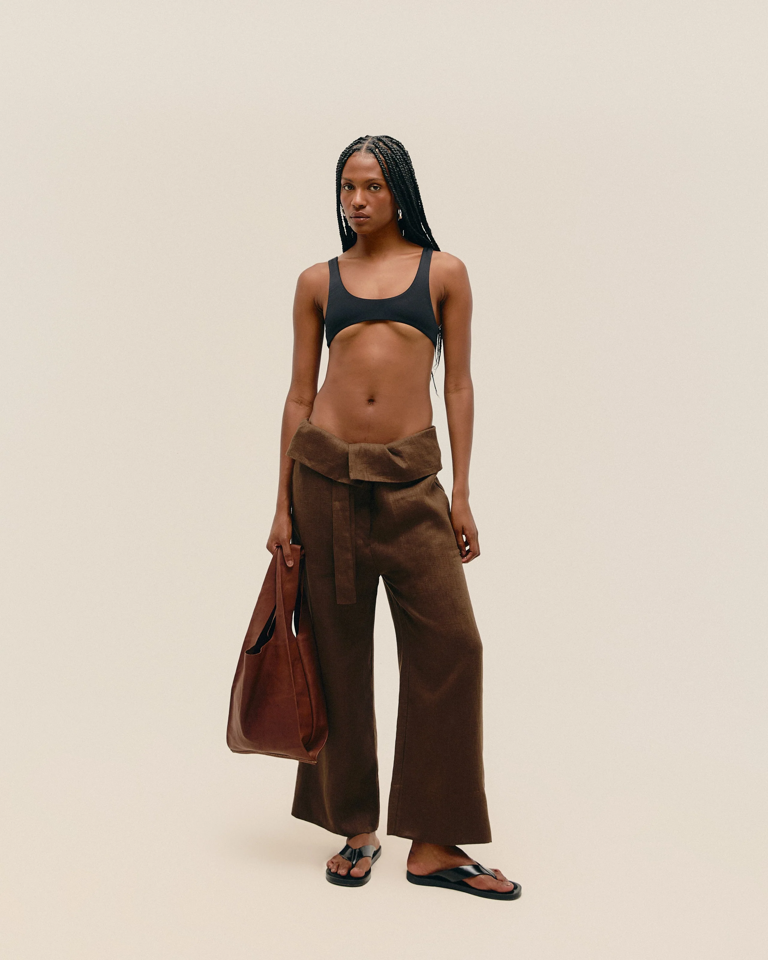 GRAZI PANTS BRAUNA BROWN - Image 2
