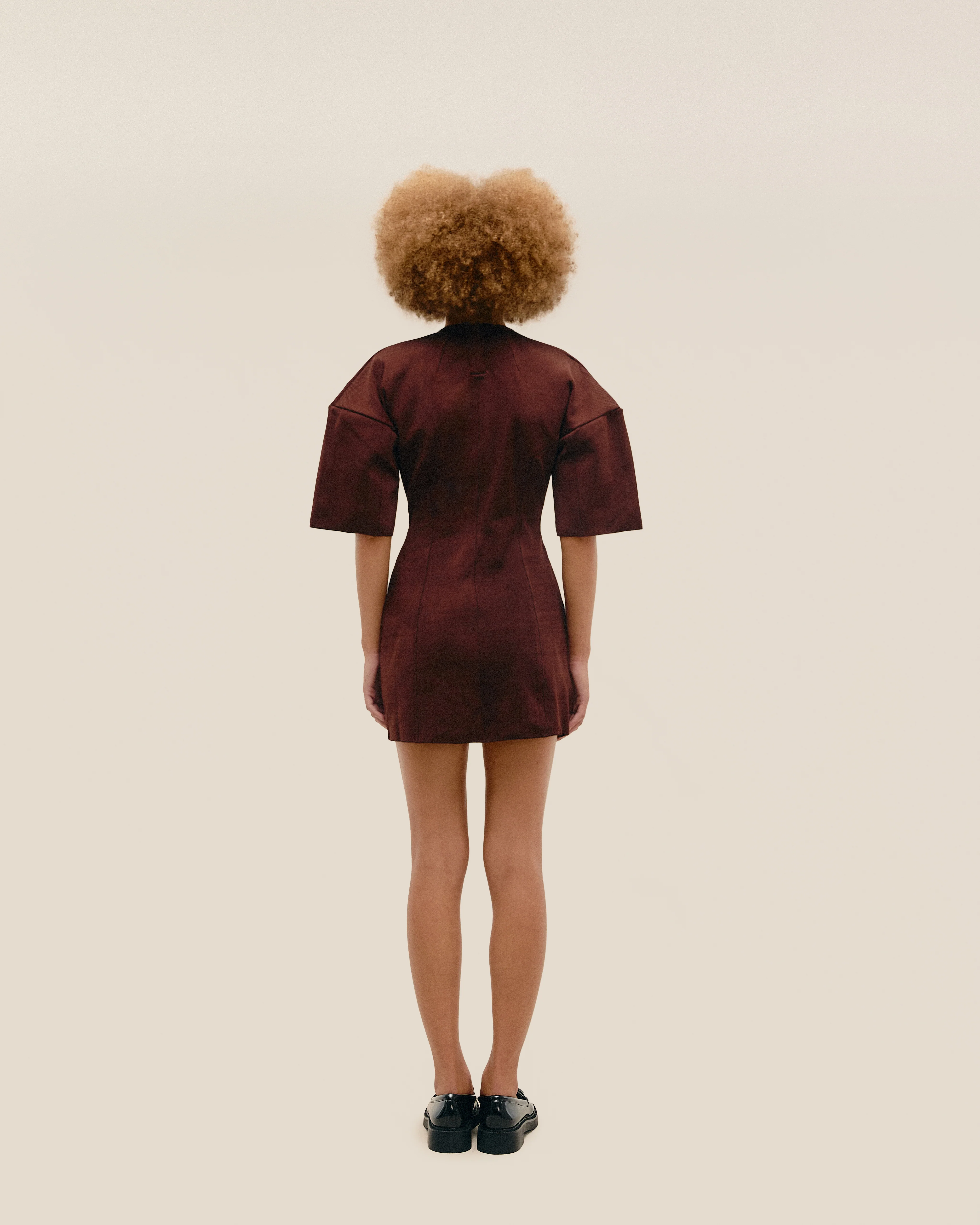 HANNAH KNIT DRESS BRAUNA BROWN - Image 5