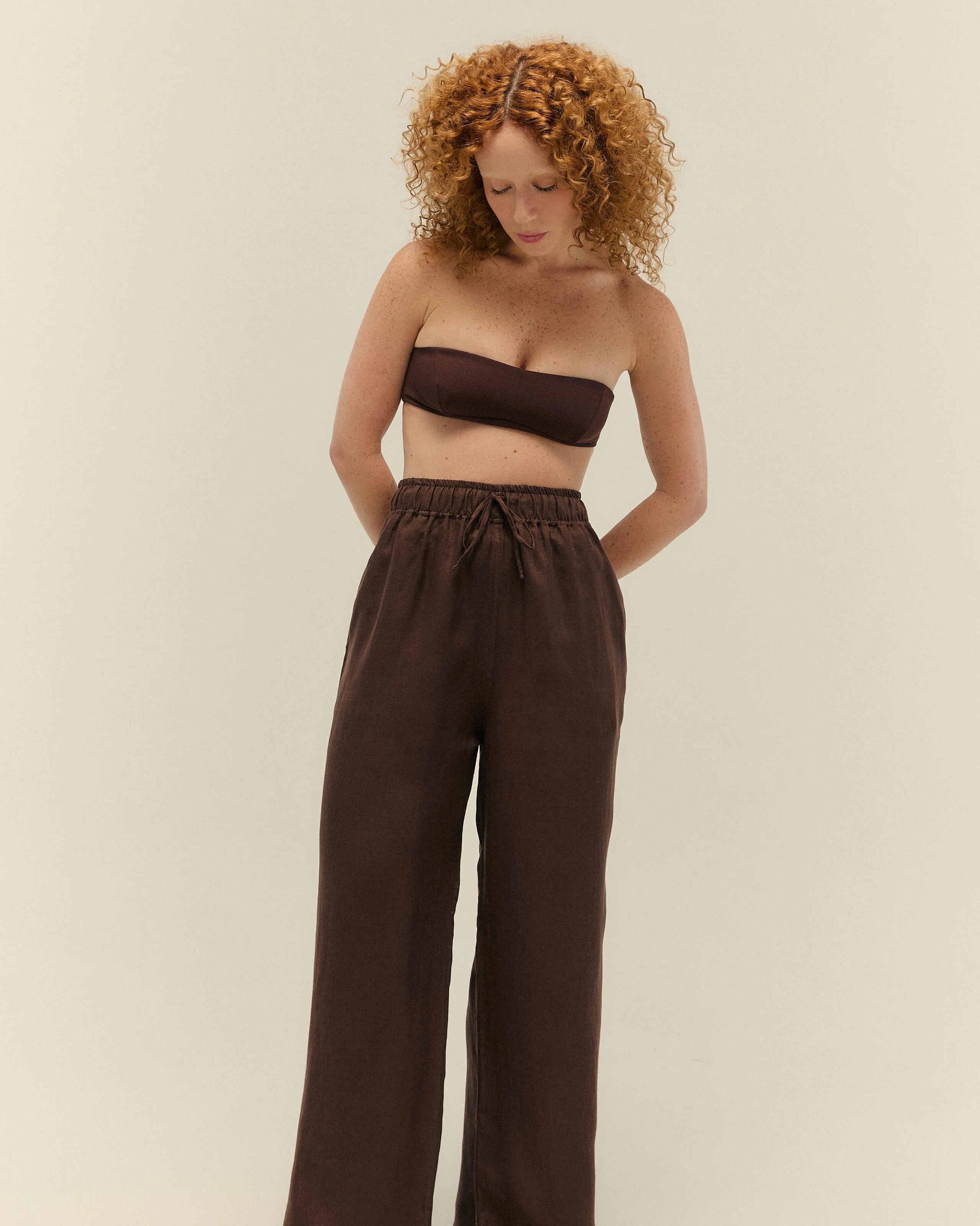 IRENE PANTS BRAUNA BROWN - Image 3
