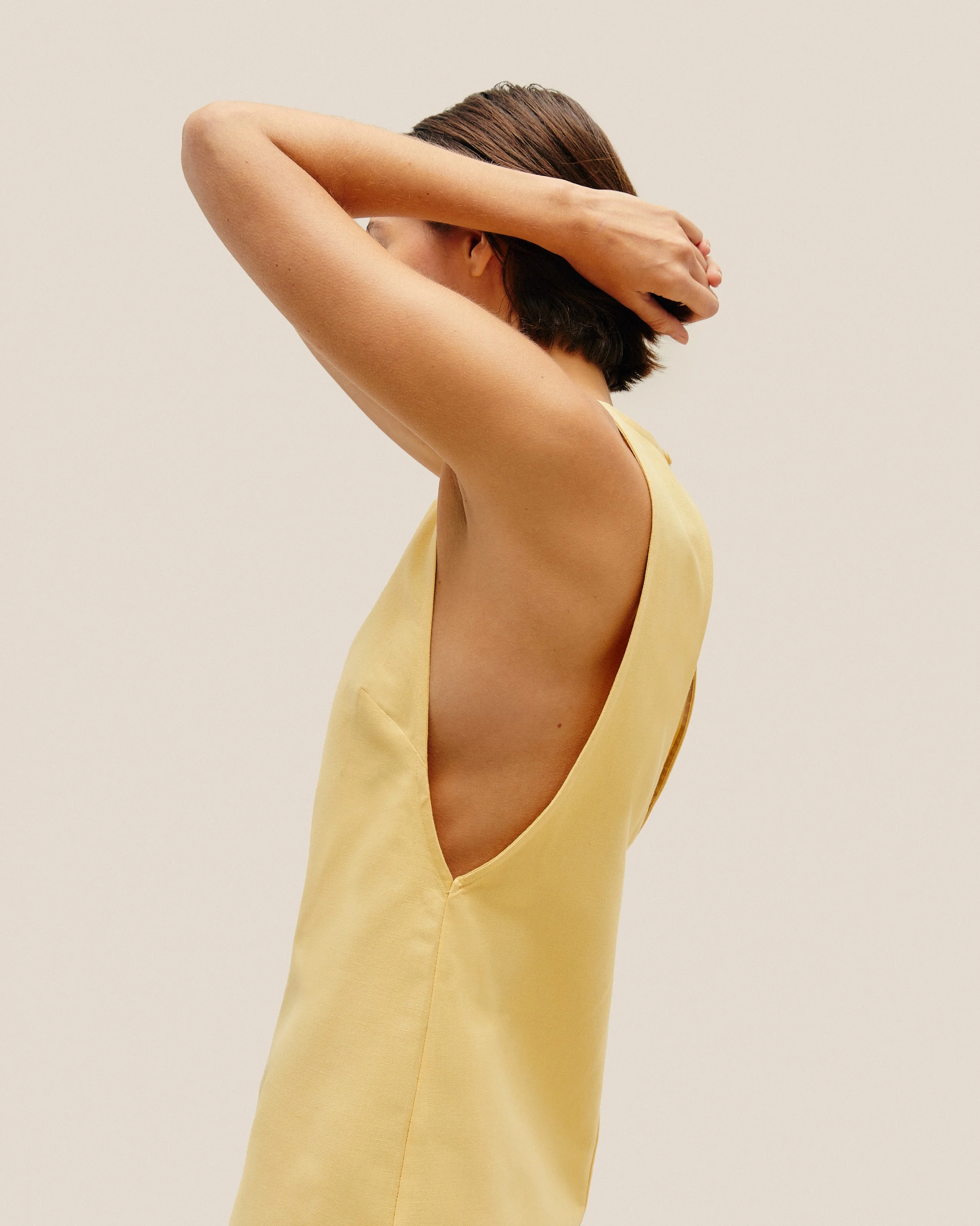 IVA MINI DRESS BEAM YELLOW - Image 4