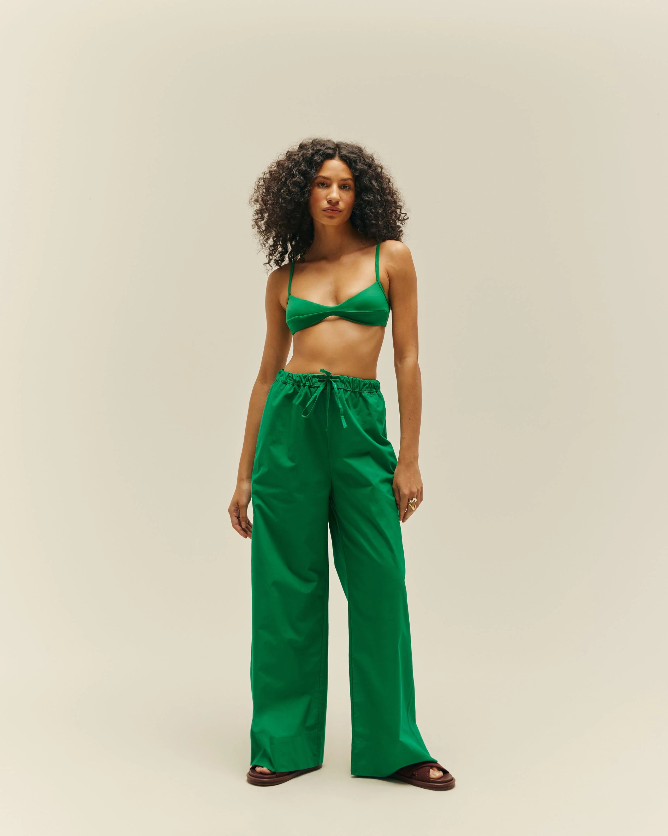 JEN PANTS DIGITAL GREEN