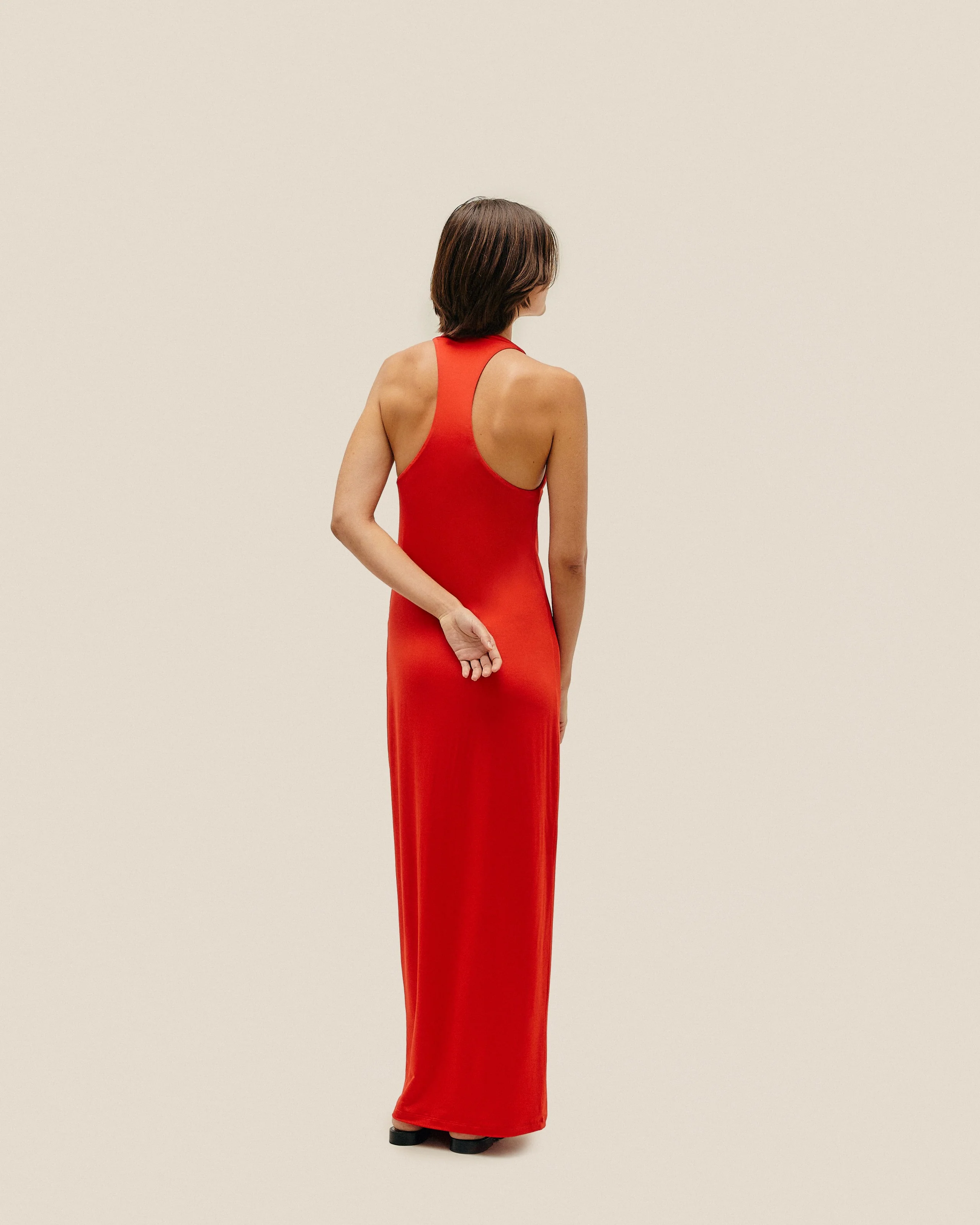 JULIANA DRESS RED SHIFT - Image 2
