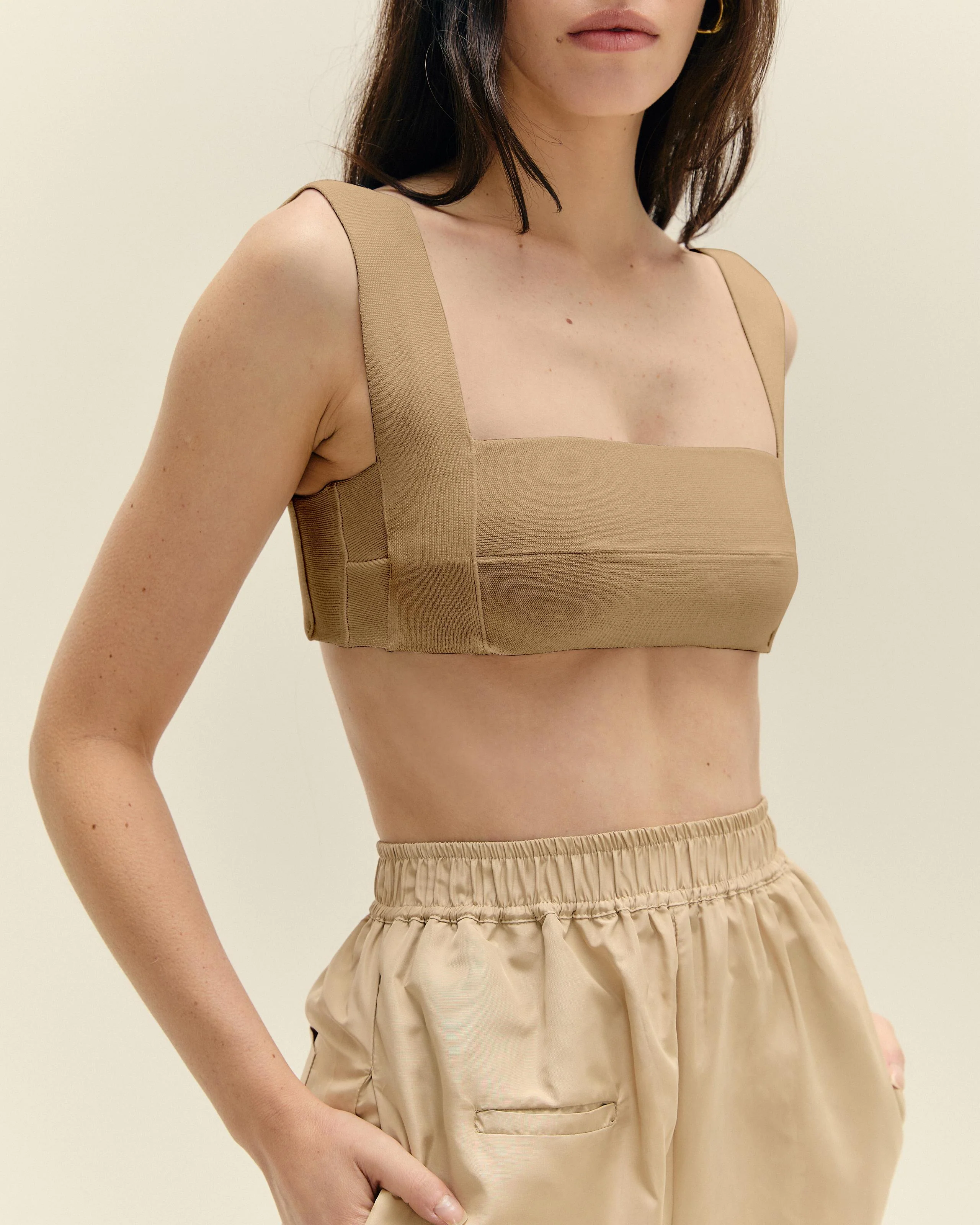 KNIT AMANDA TOP CUBAN SAND - Image 4