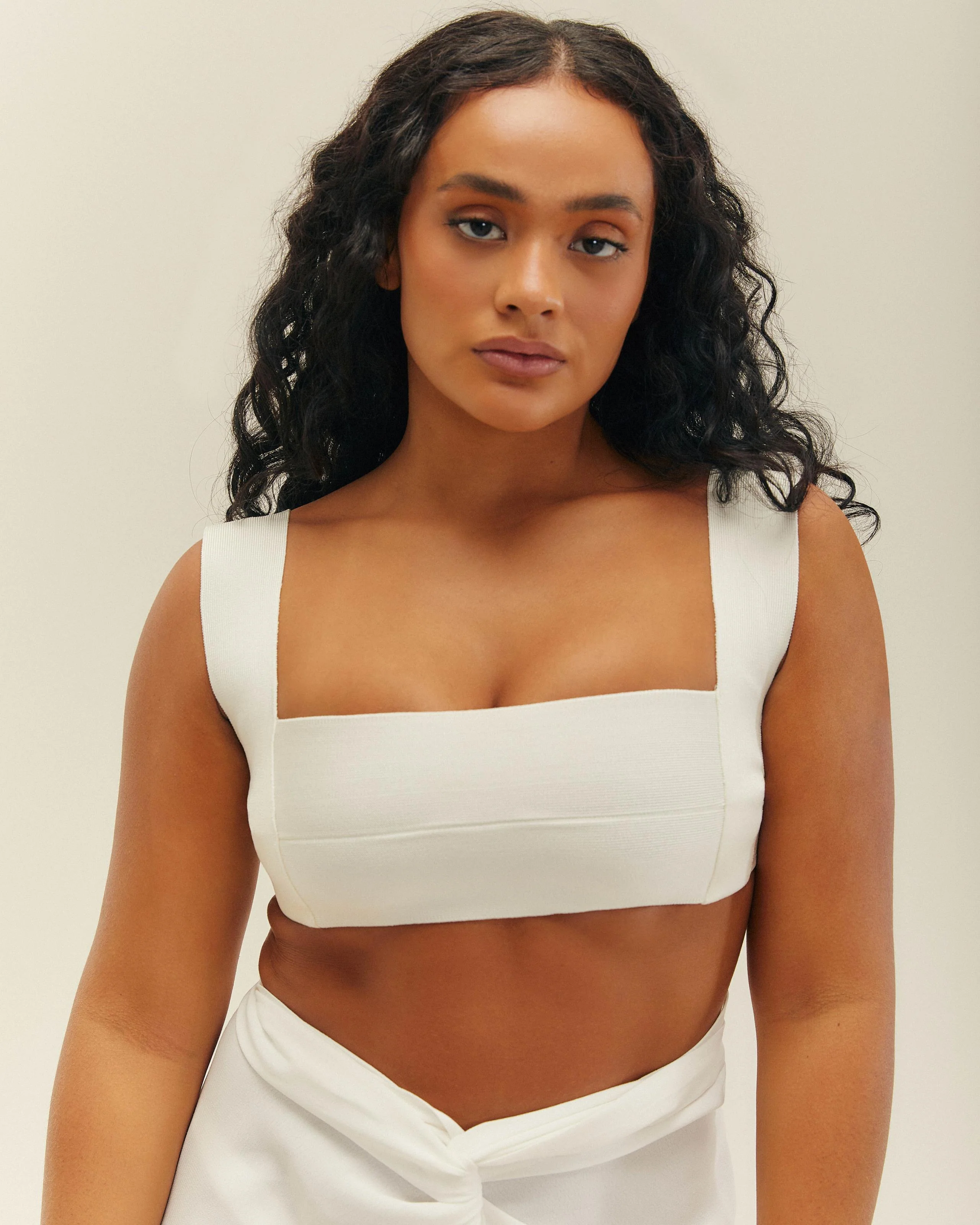 KNIT AMANDA TOP OFF-WHITE - Image 5