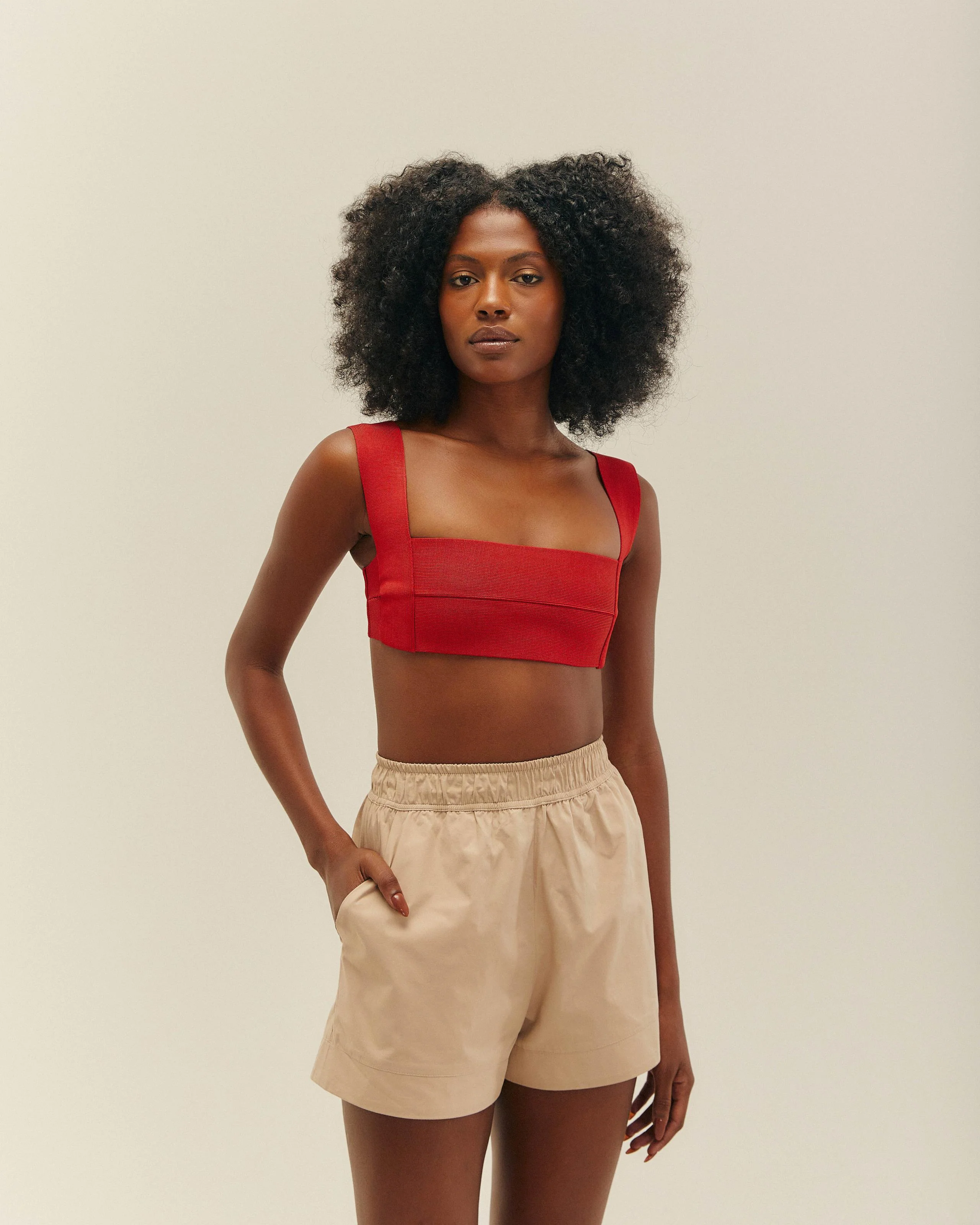 KNIT AMANDA TOP RED SHIFT - Image 3