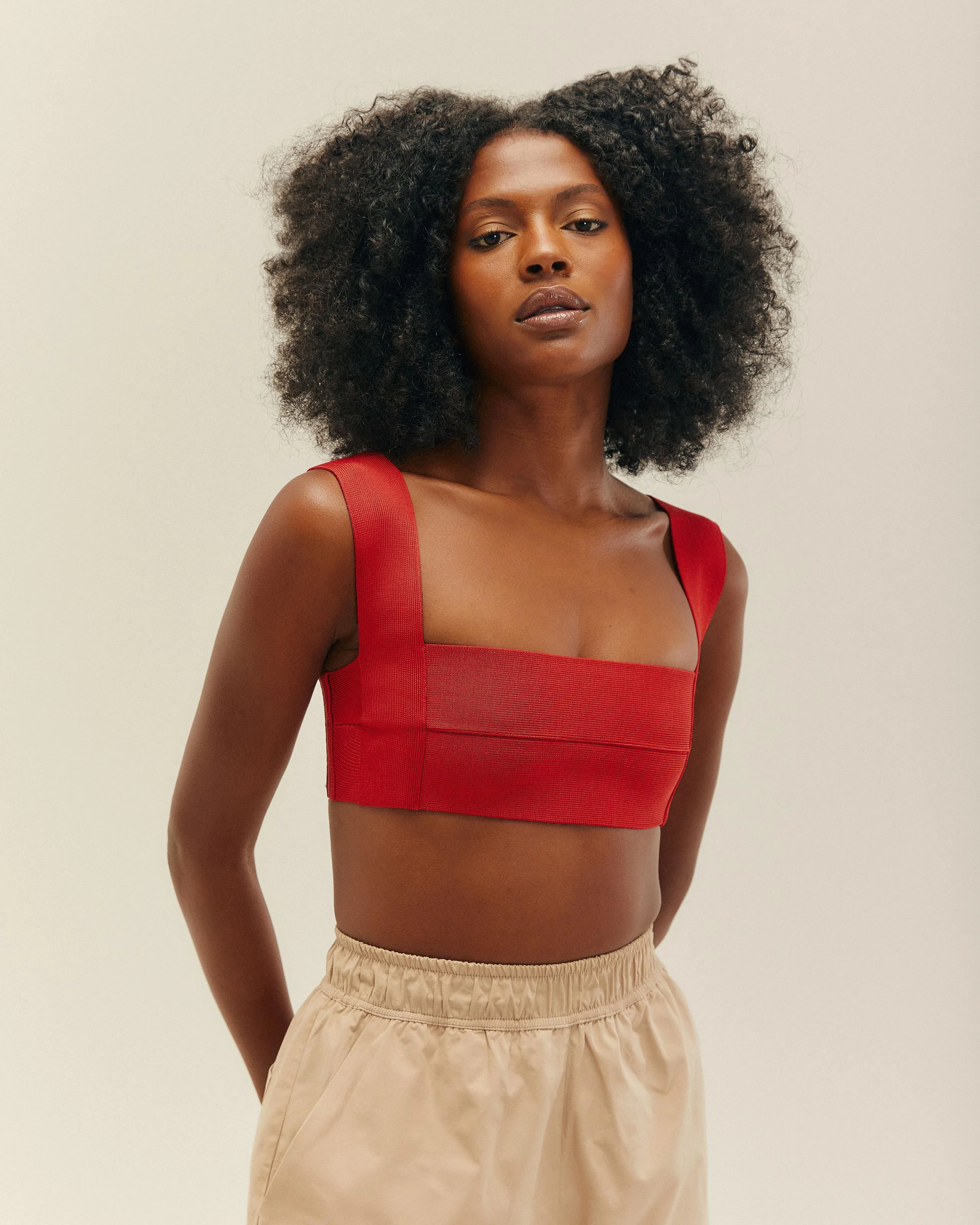 KNIT AMANDA TOP RED SHIFT - Image 4