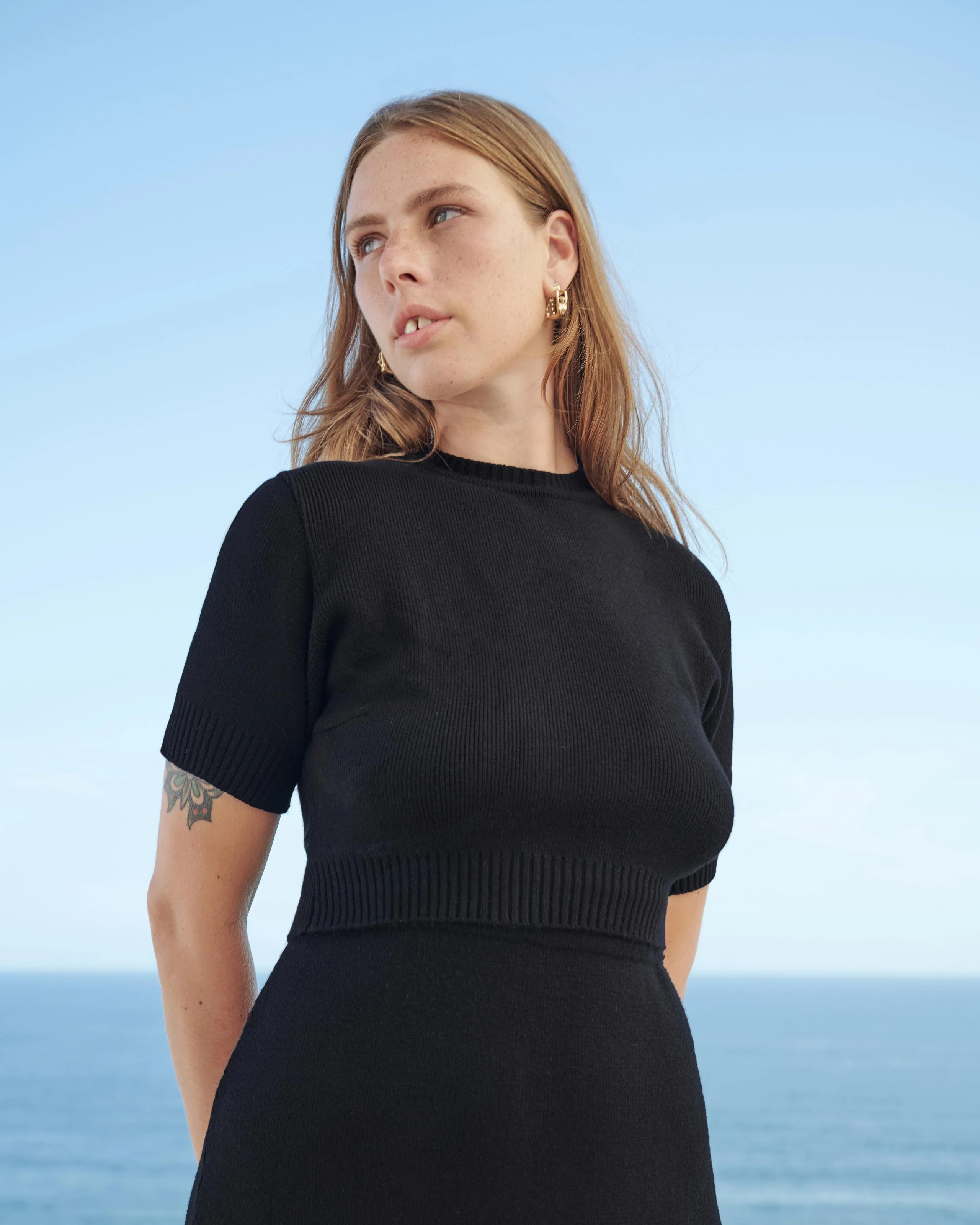 KNIT BEATRIZ TOP BLACK - Image 4