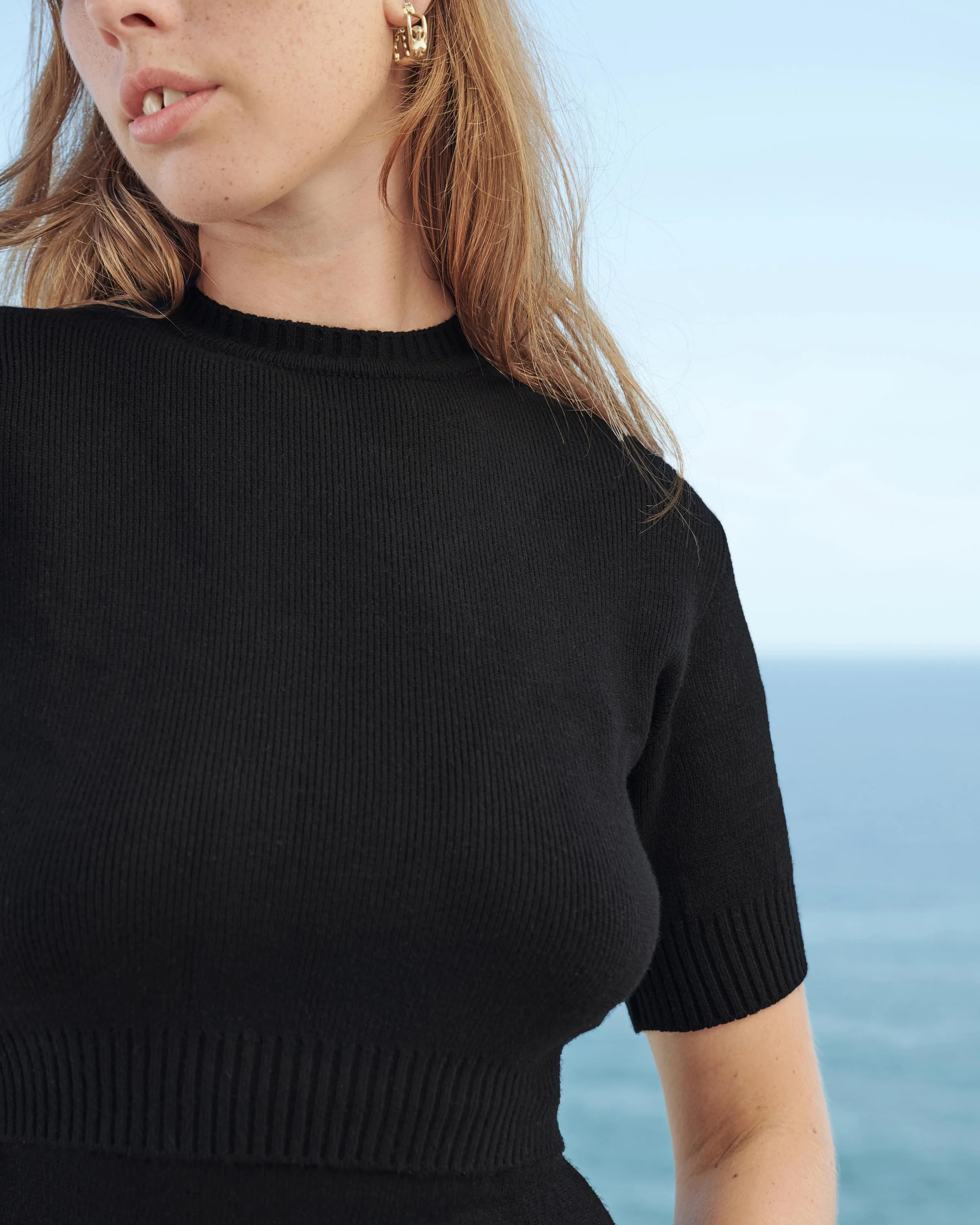 KNIT BEATRIZ TOP BLACK - Image 5