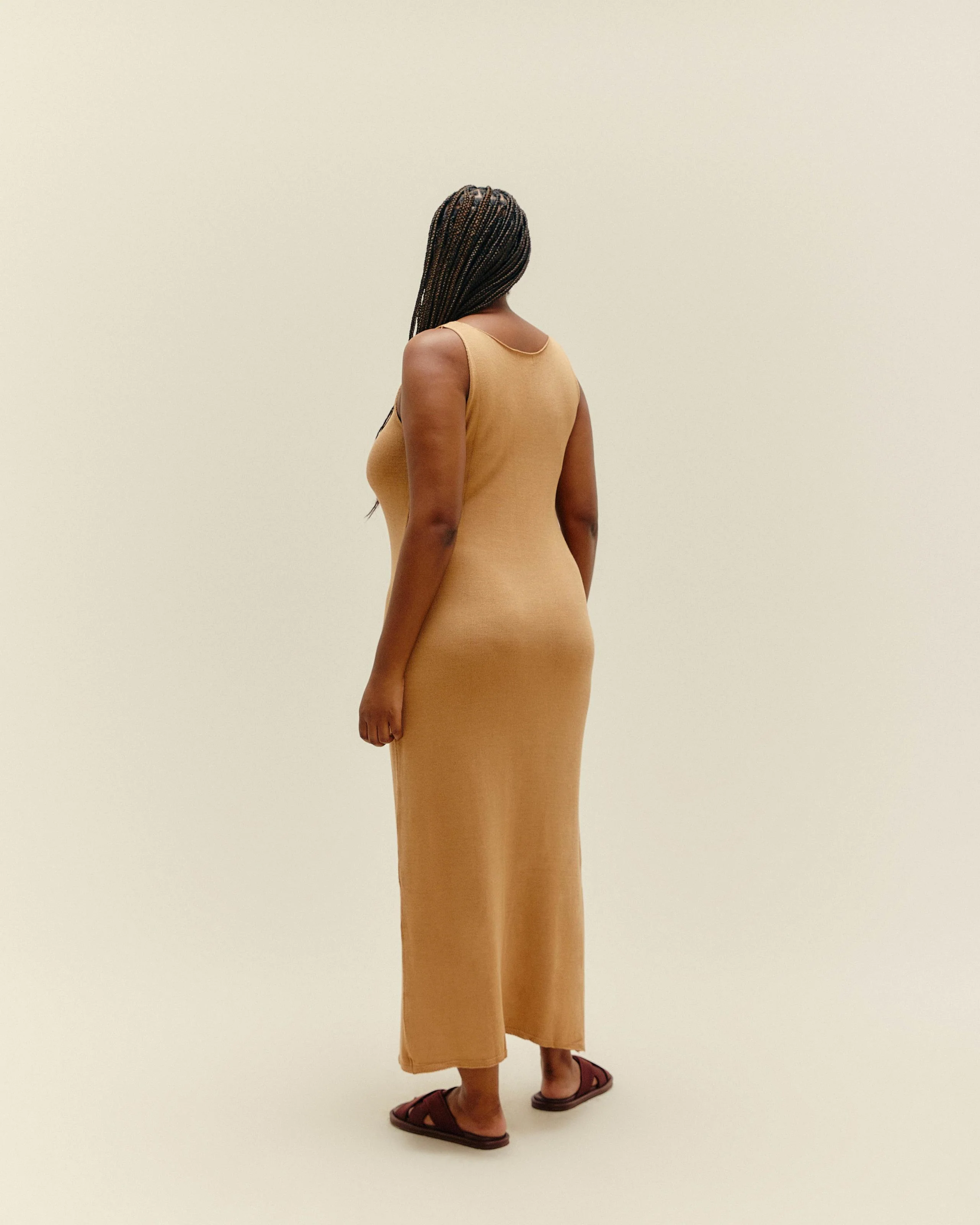 KNIT BETA DRESS CUBAN SAND - Image 2