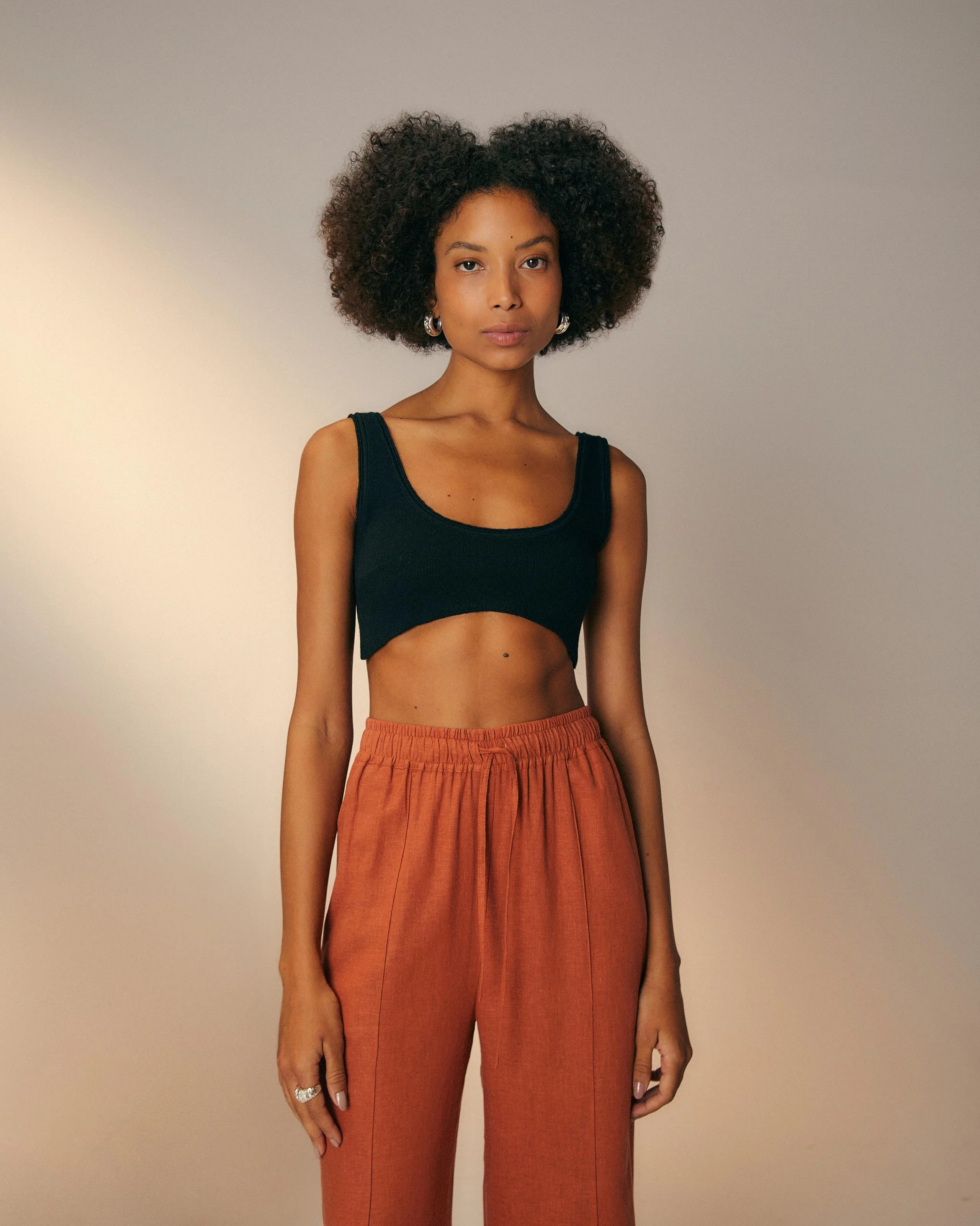 KNIT CORA TOP BLACK - Image 3