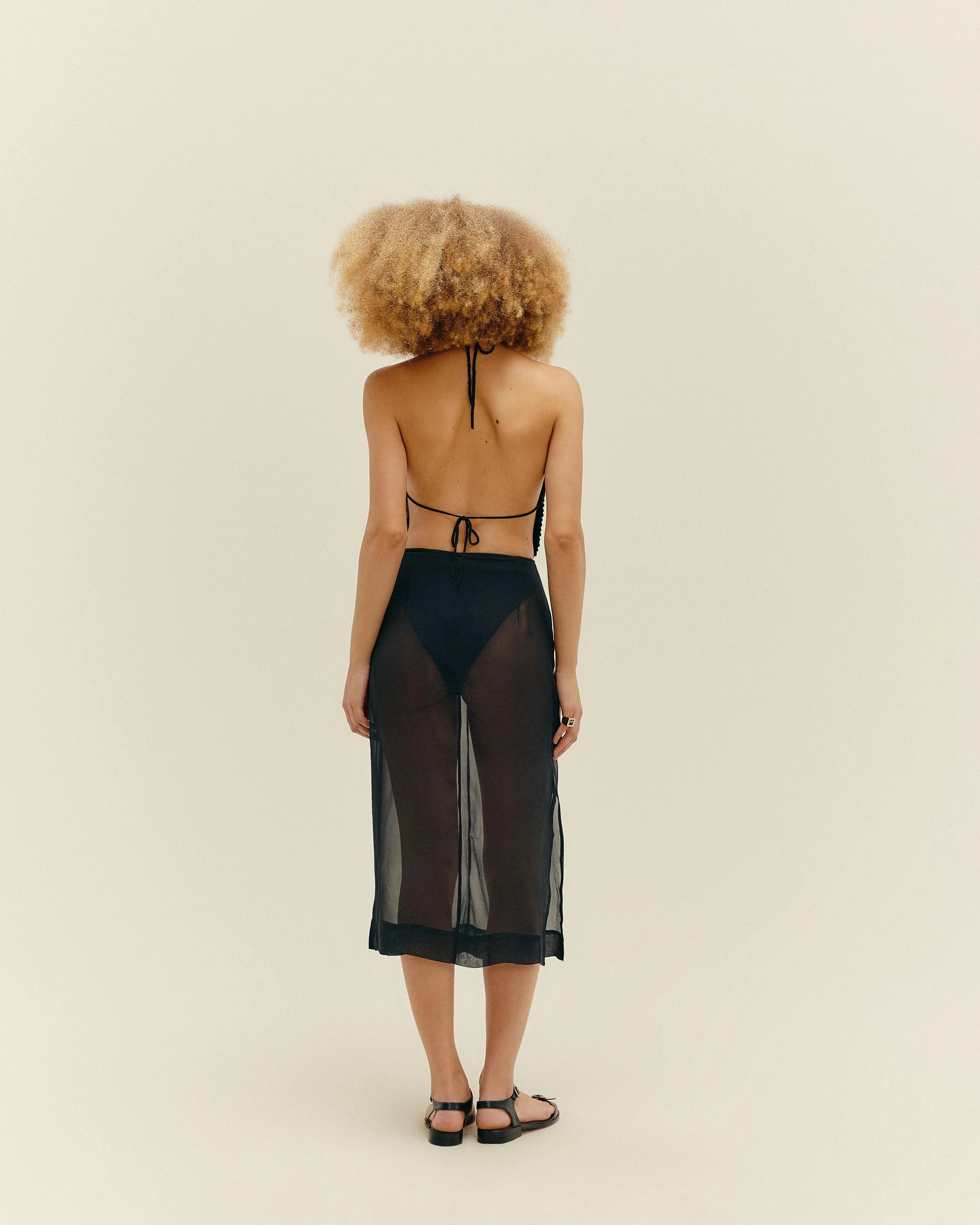 KNIT LAILA TOP BLACK - Image 3