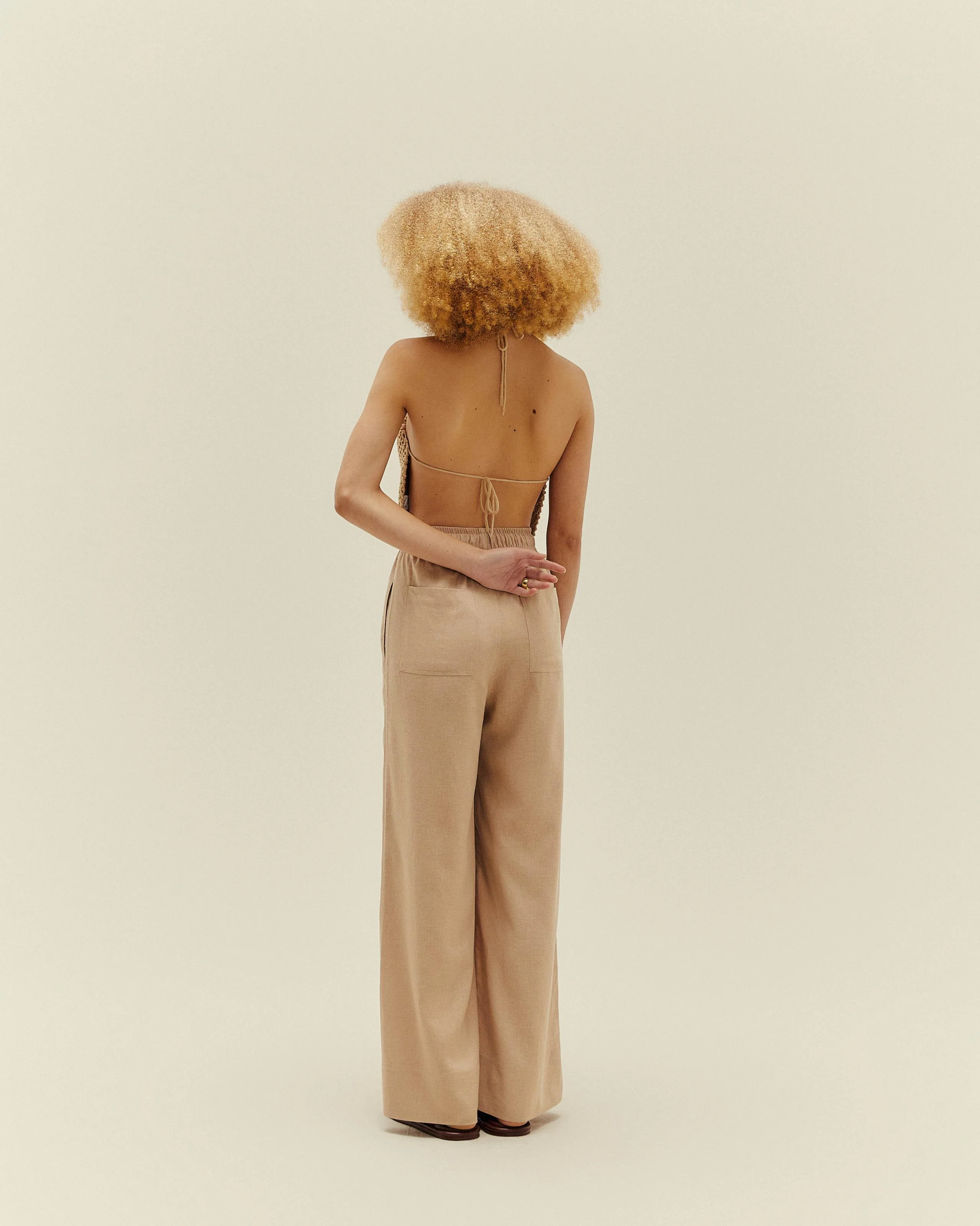 KNIT LAILA TOP CUBAN SAND - Image 3