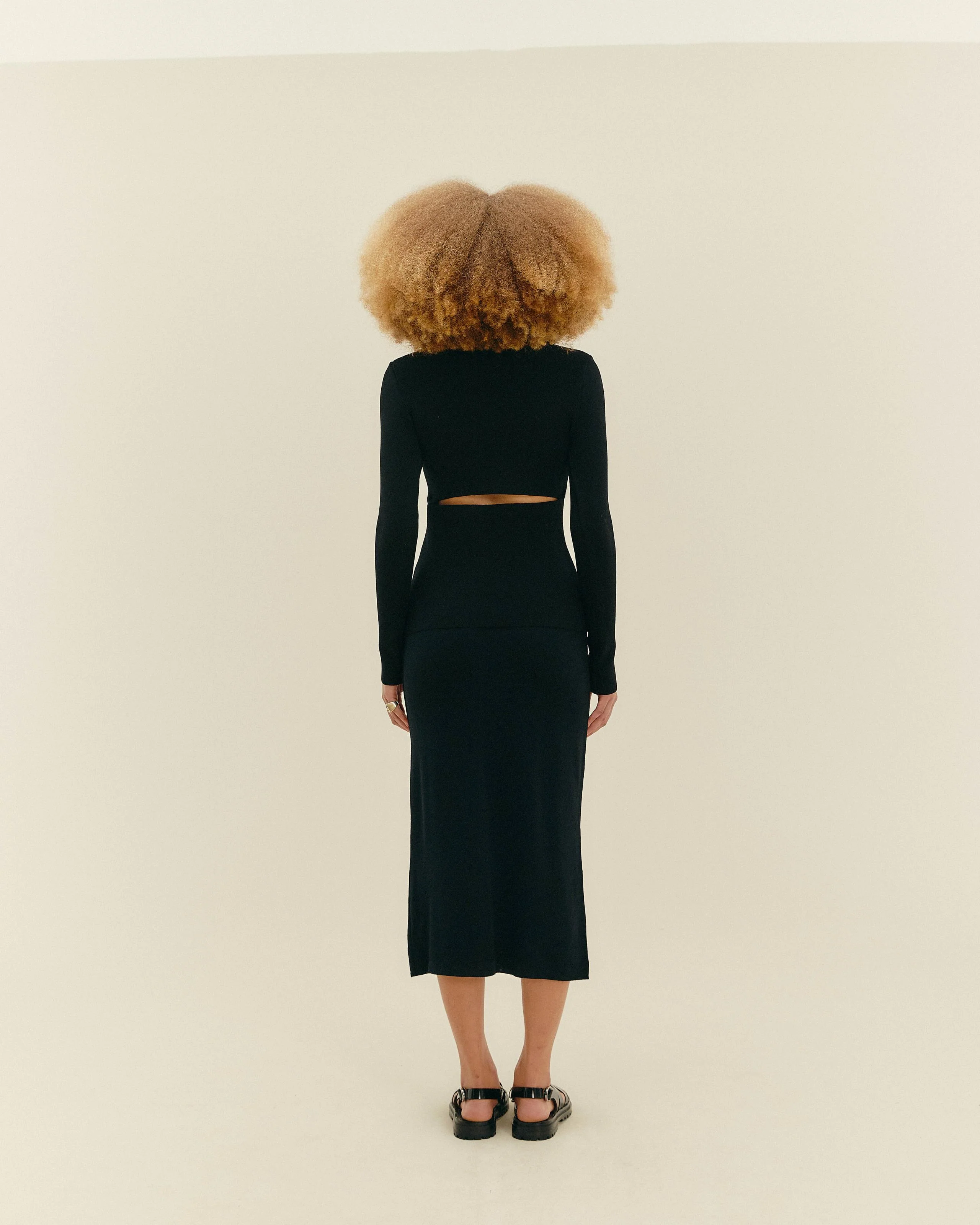 KNIT MARTA SHIRT BLACK - Image 8