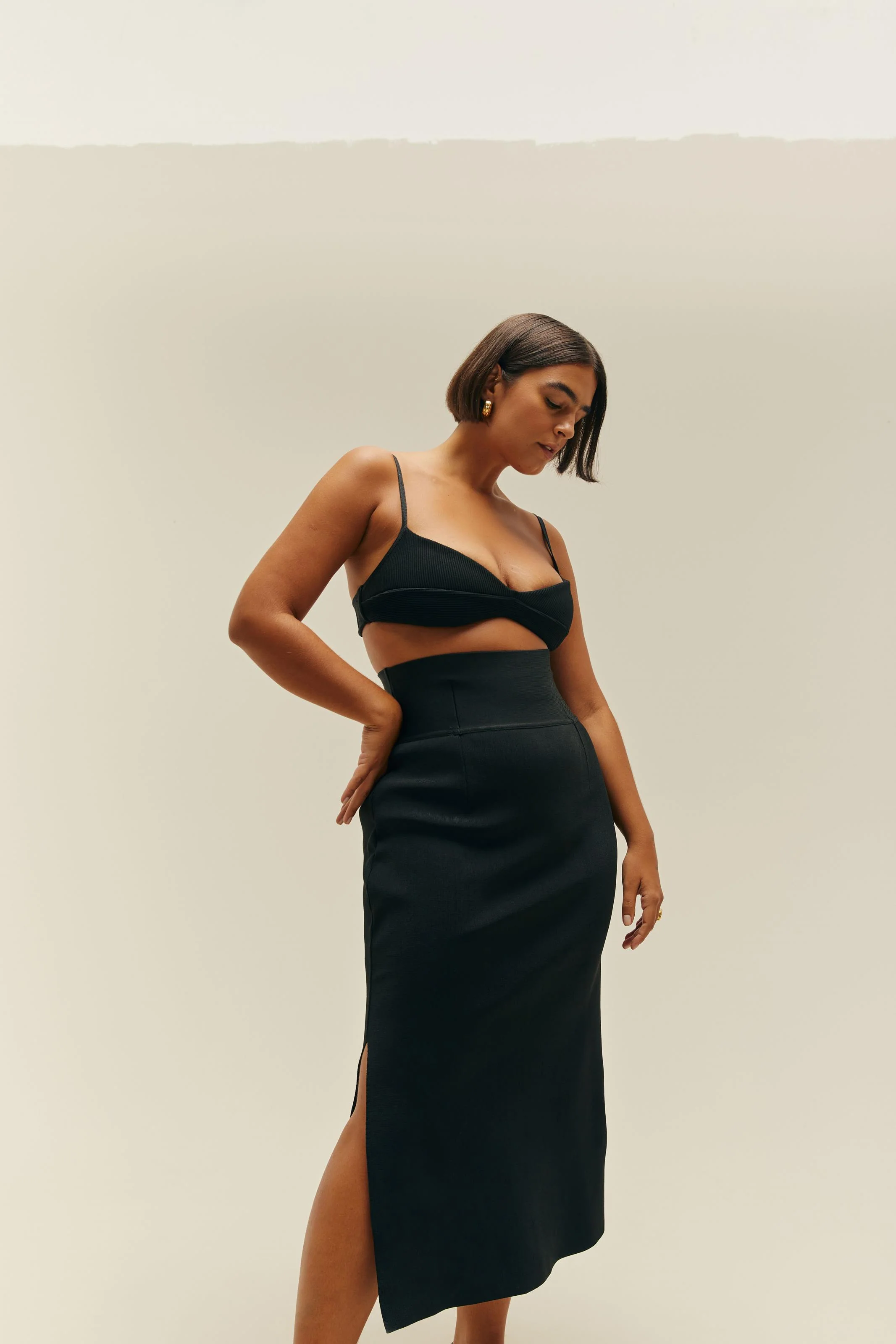 KNIT MONICA TOP BLACK - Image 4