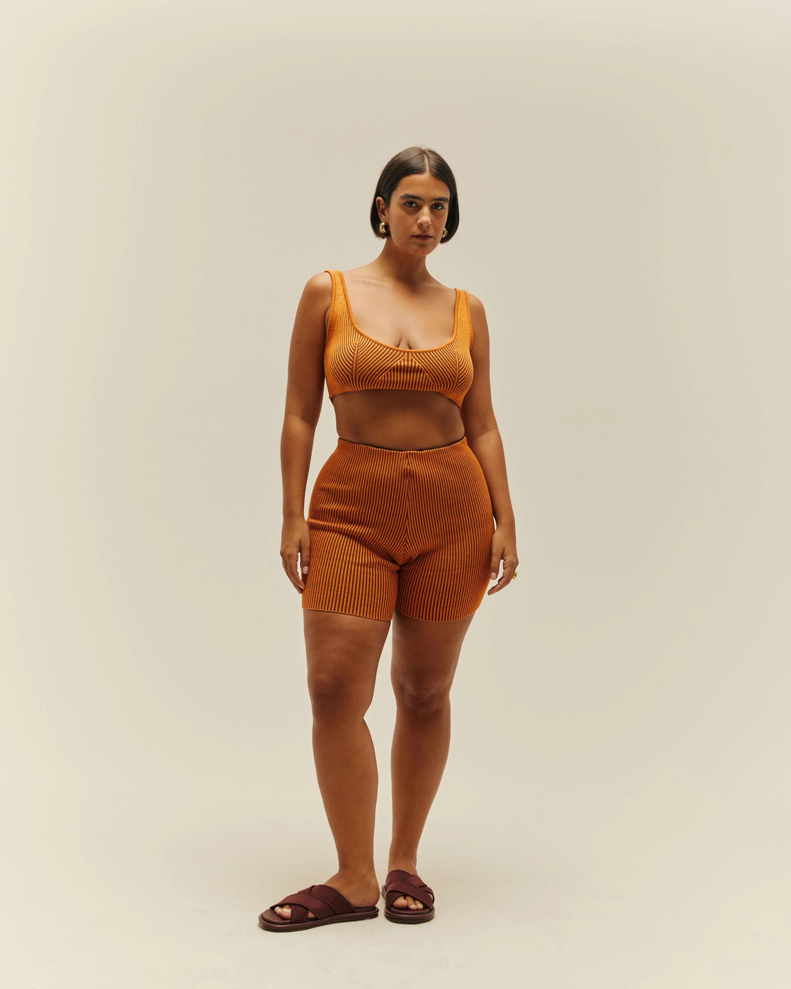 KNIT TAINA TOP MIE ORANGE