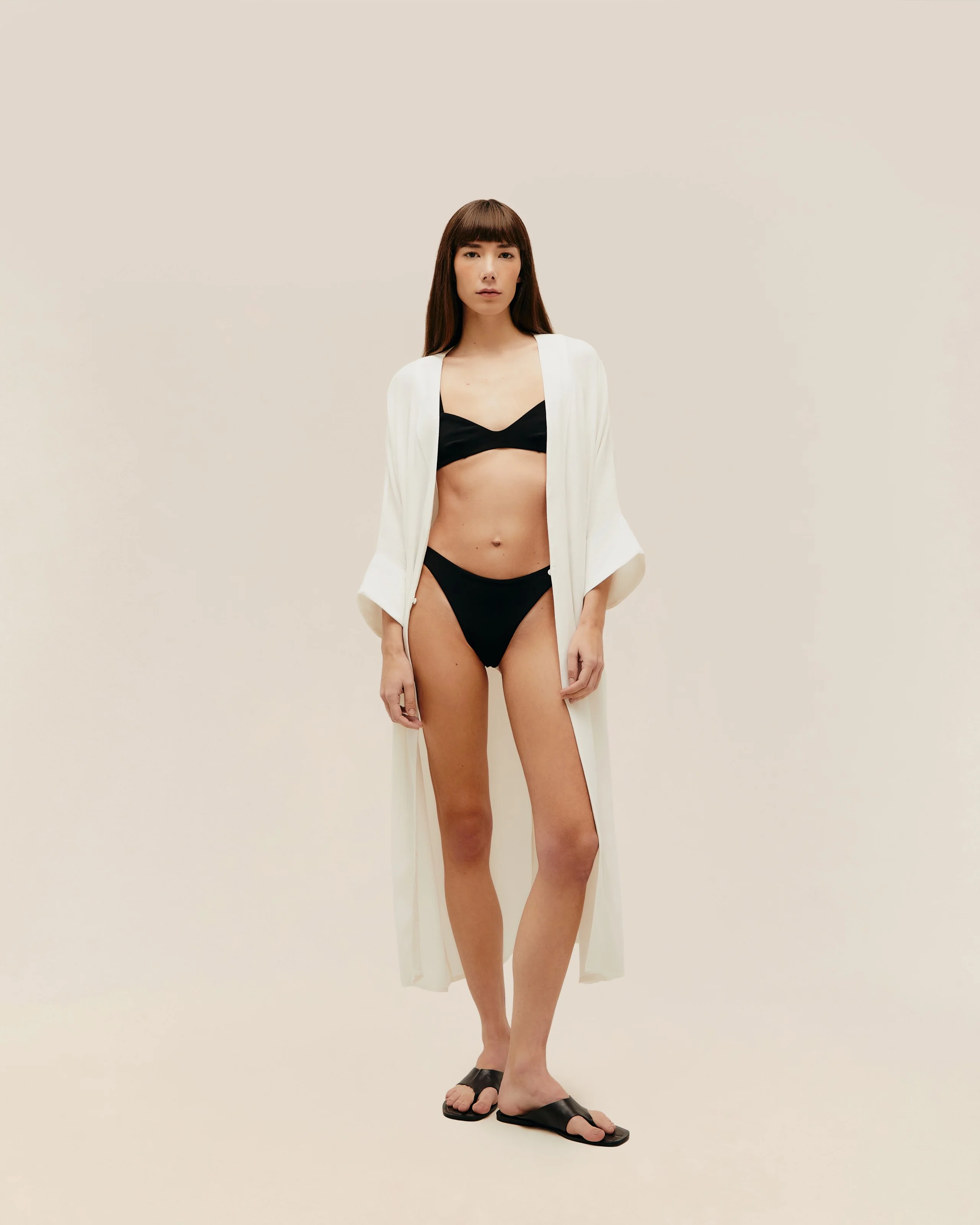 KNOT DRESS OFF-WHITE - Image 3