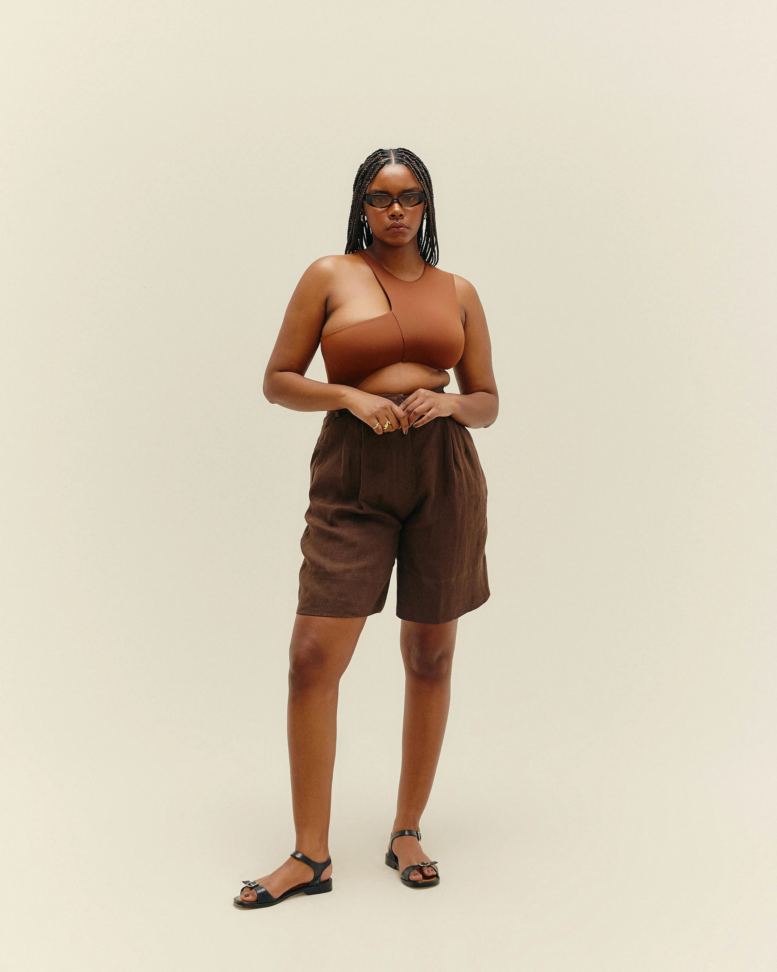 LARA SHORTS BRAUNA BROWN - Image 5