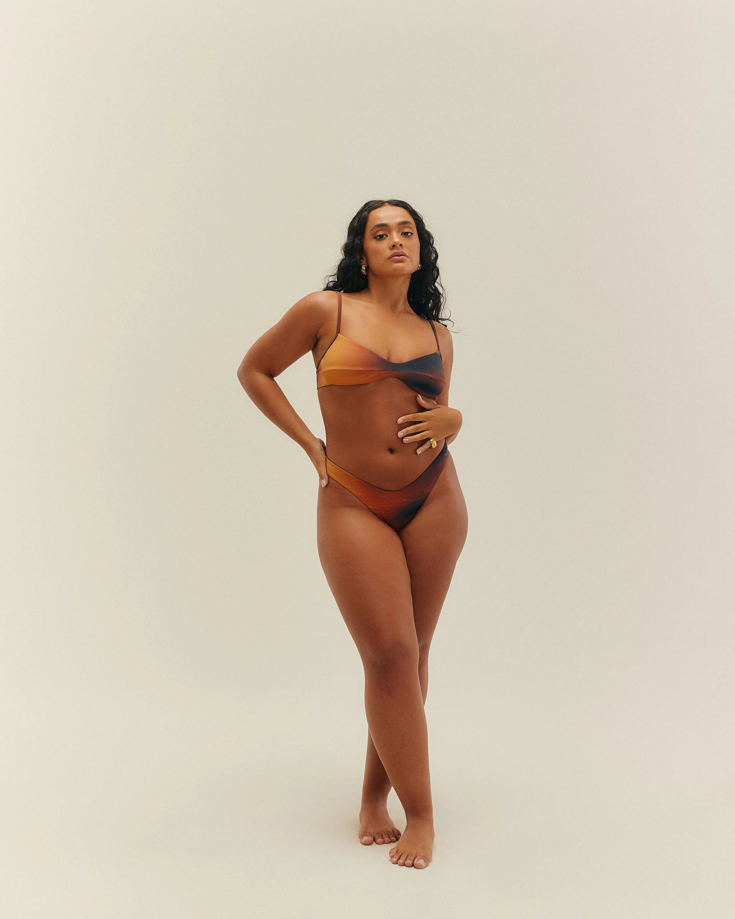 LEILA BOTTOM FACE PRINT