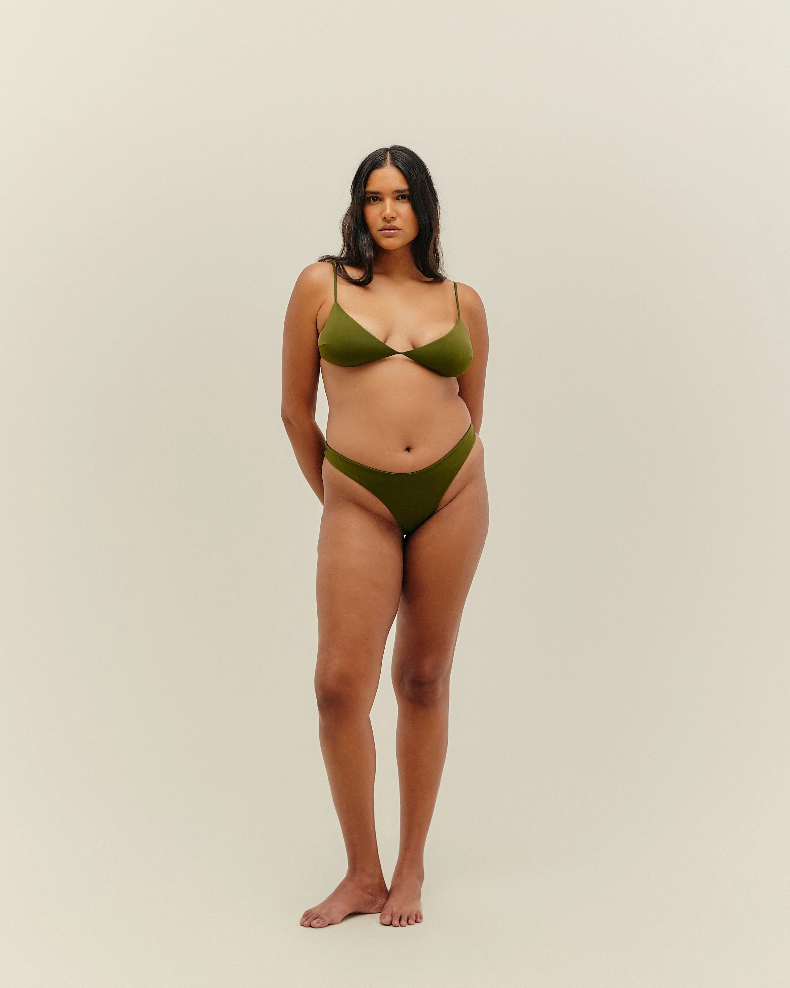 LOLA BOTTOM OLIVE GREEN