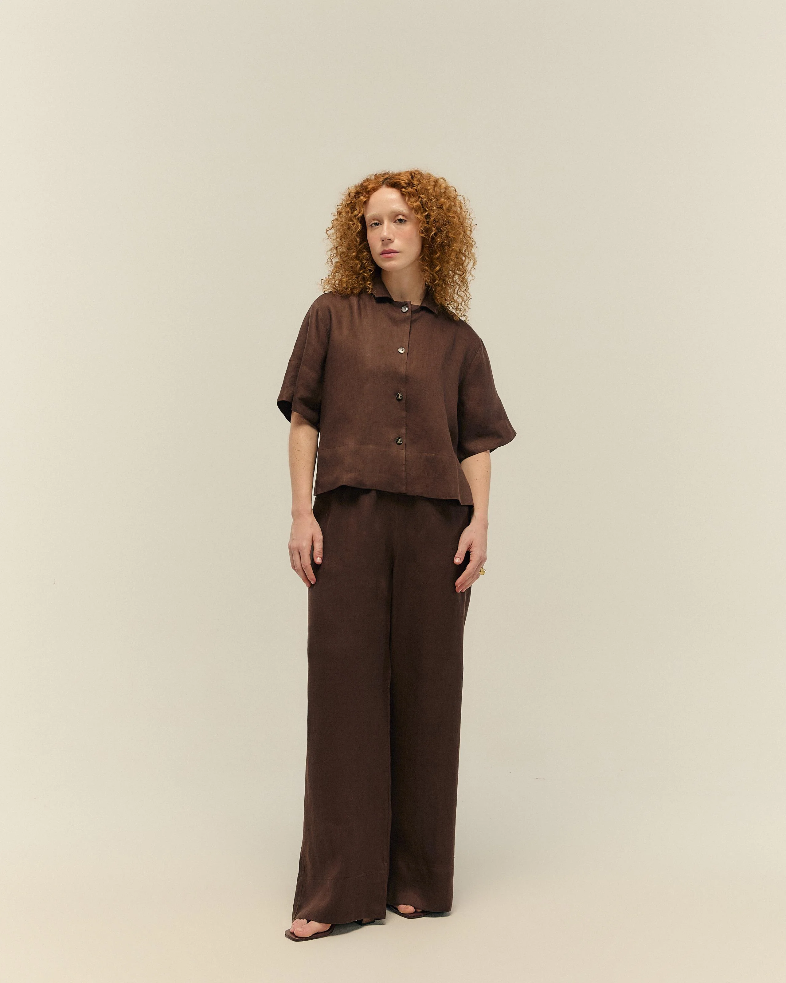 LORE SHIRT BRAUNA BROWN - Image 3