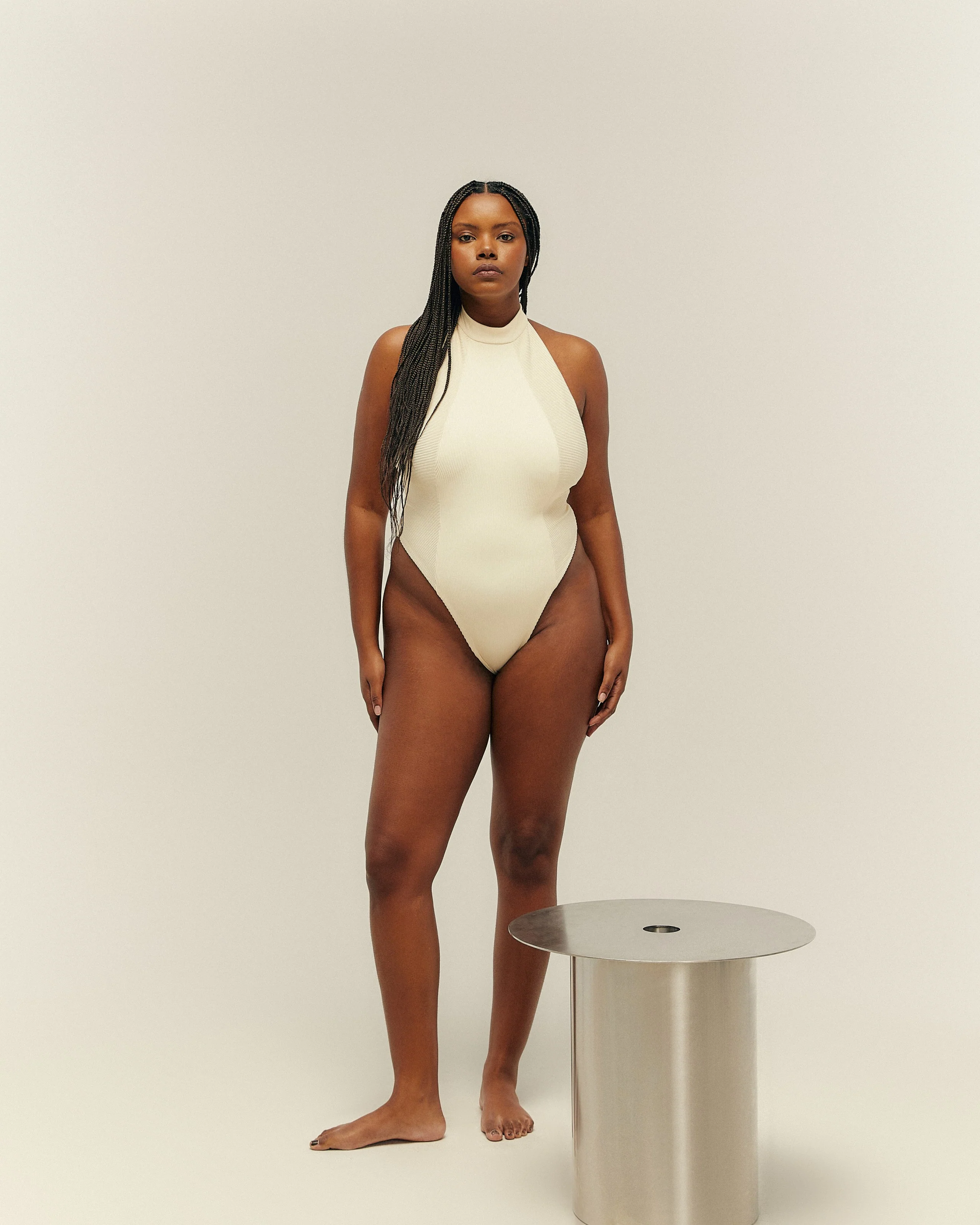 MAIO SUZANA NERVURA WHITE CLAY - Image 2
