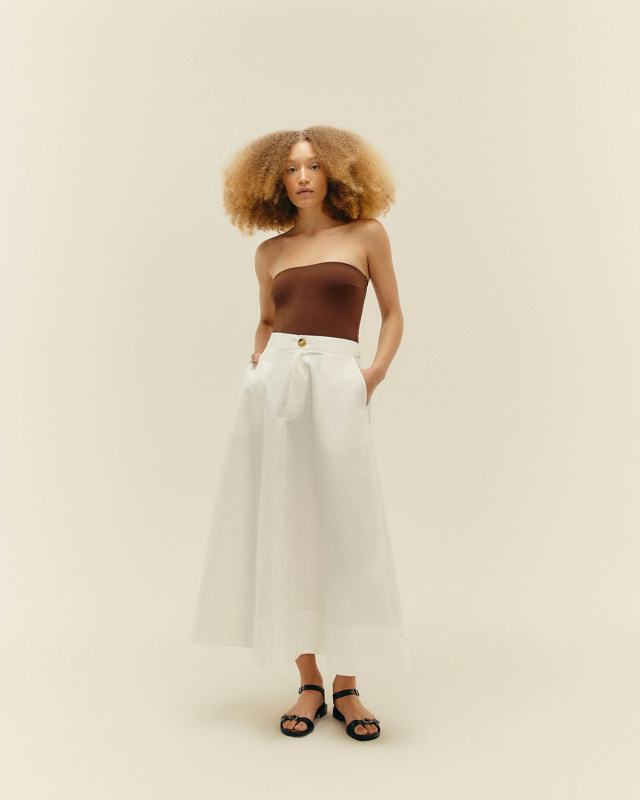 MARIA SKIRT OFF-WHITE