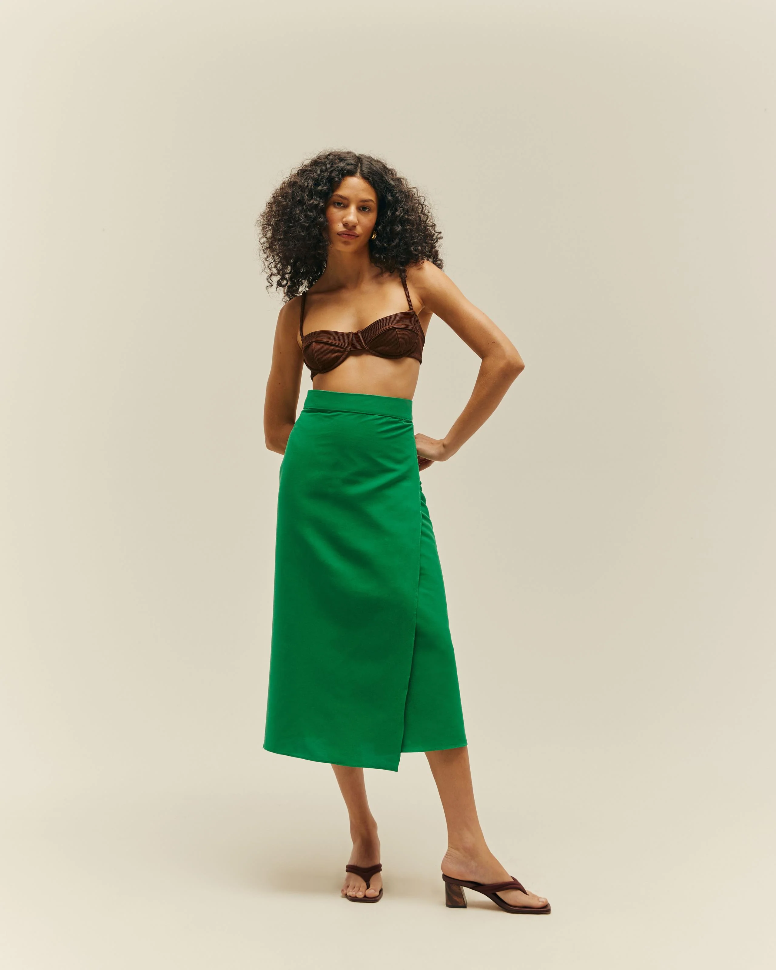 MID SARONG DIGITAL GREEN