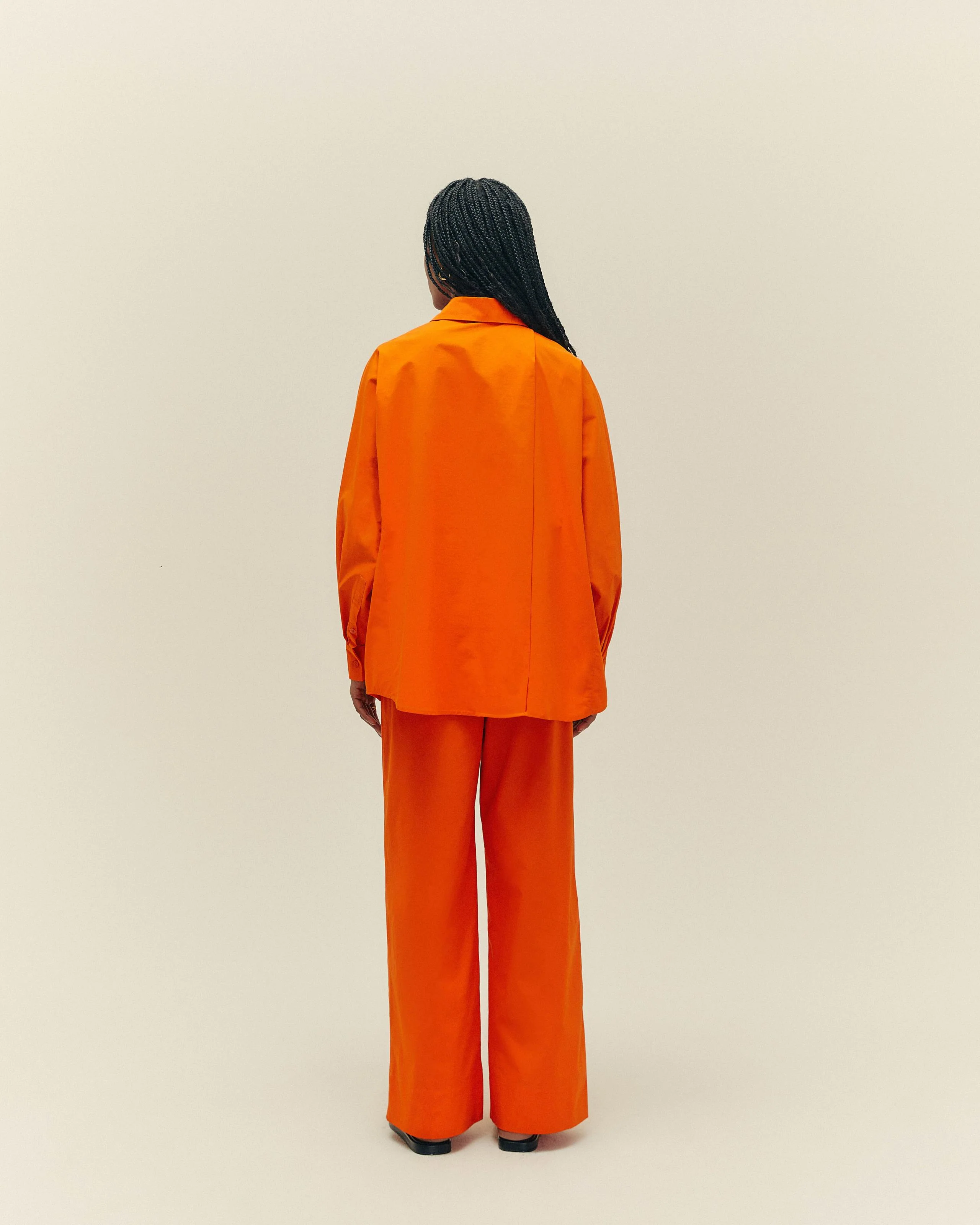 OVERSIZED SHIRT MIE ORANGE - Image 2