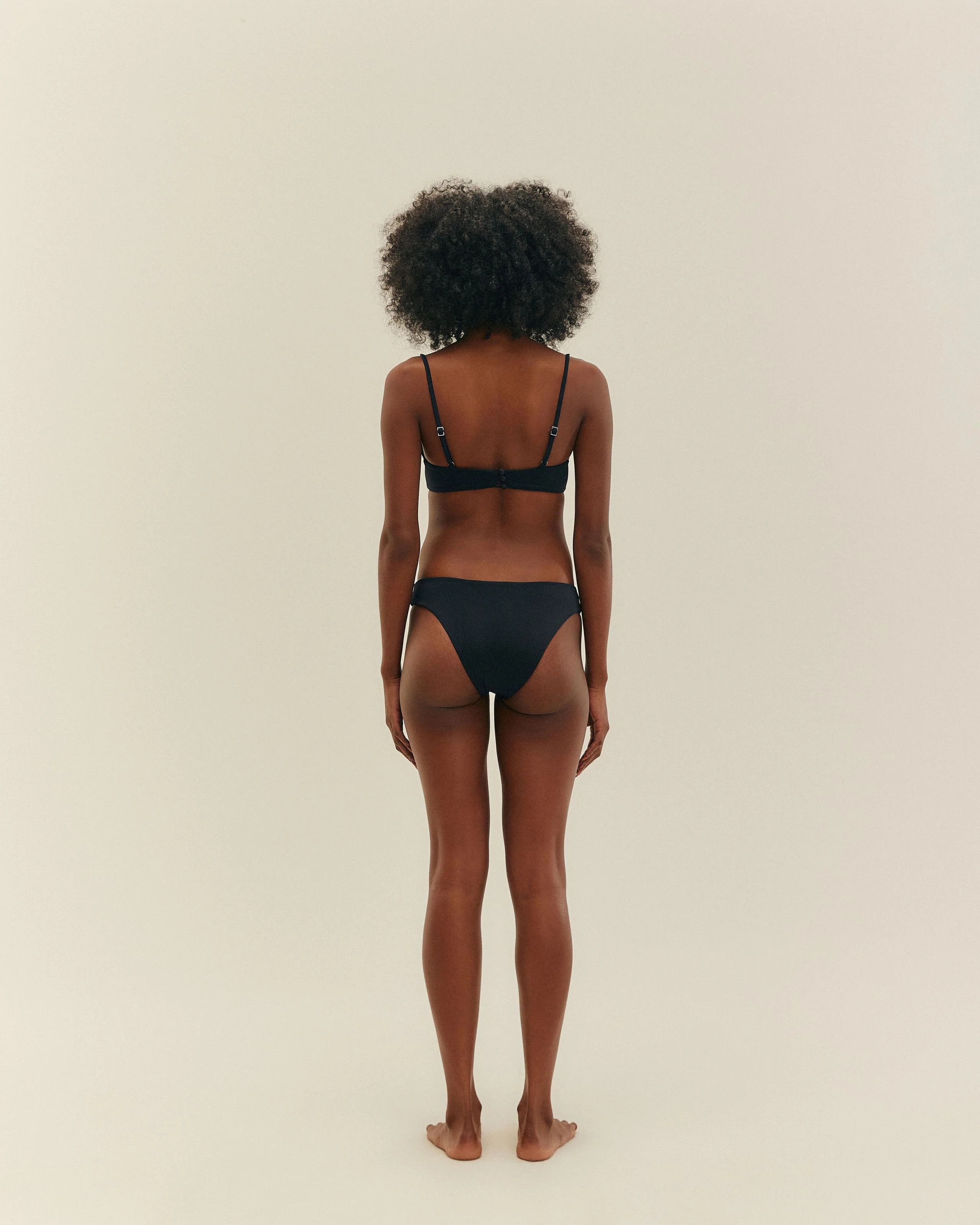 PIPING HOTPANTS BLACK - Image 2